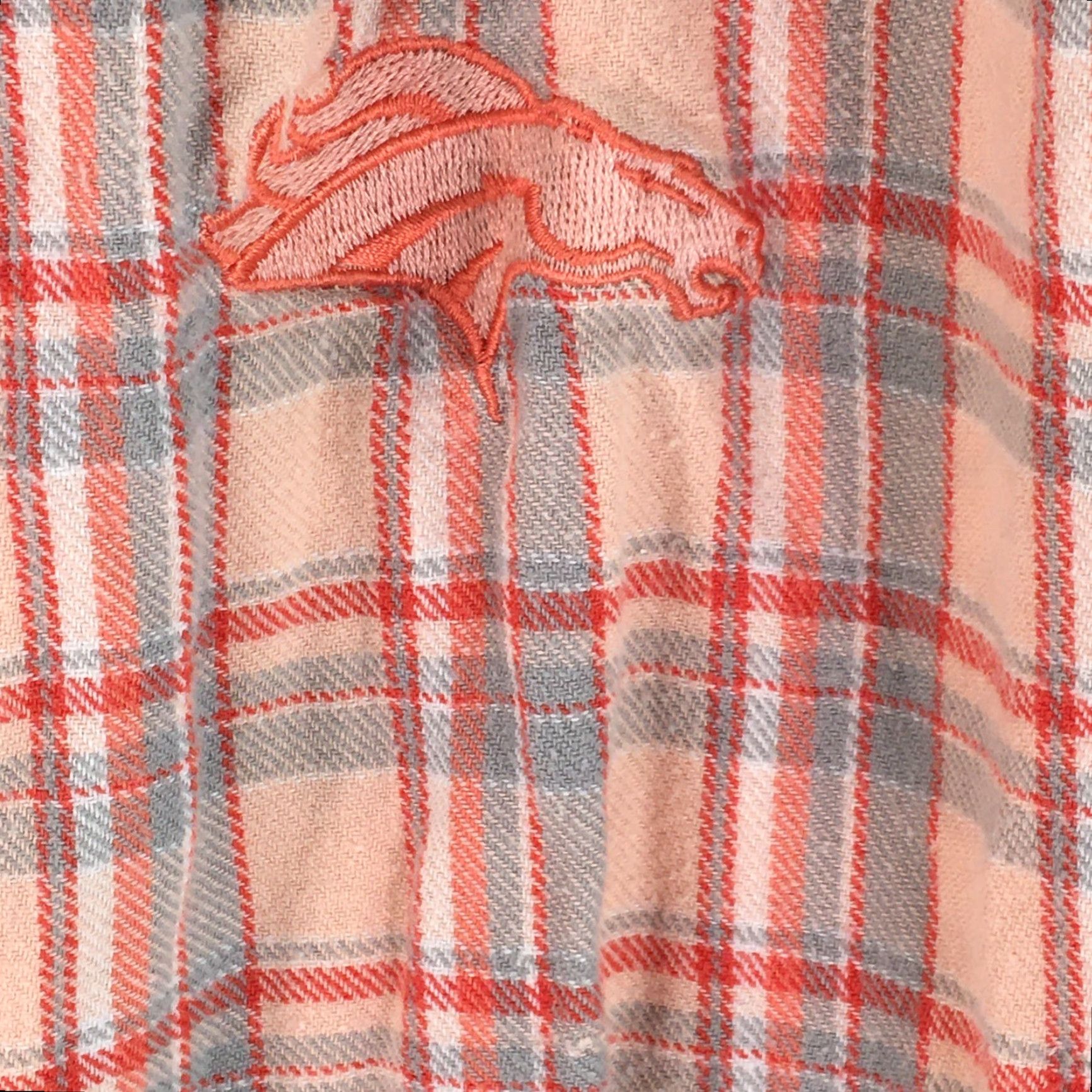NFL VINTAGE NFL Team Apparel Girls Pink Pajama Pants Large Plaids & Checks Casual Womens Size 36" / US 14 / IT 50 - 3 Thumbnail