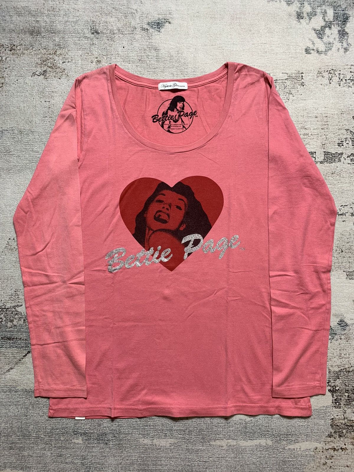 HYSTERIC GLAMOUR 'BETTIE PAGE'Tシャツ ヒステリックグラマー