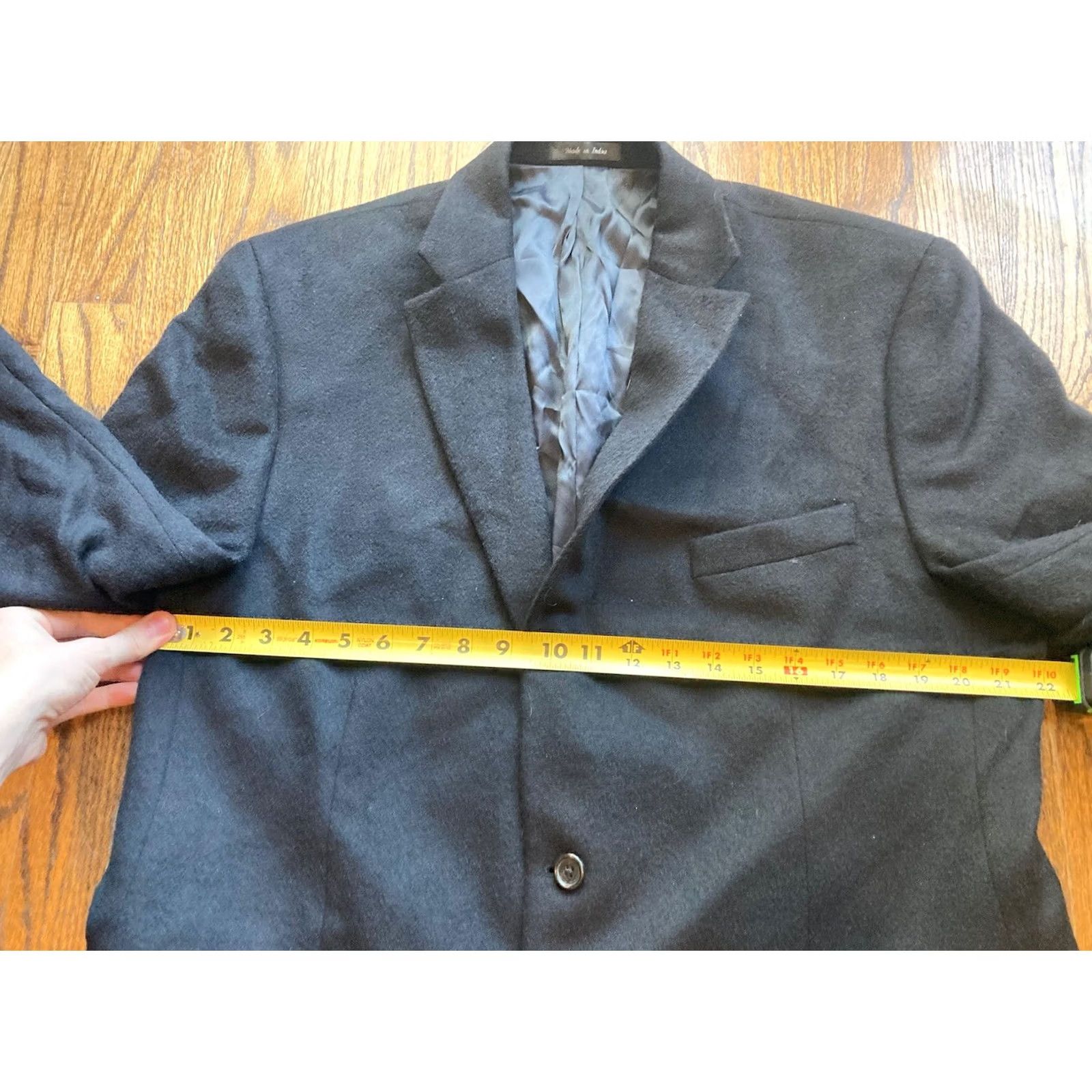 Ralph Lauren Lauren Ralph Lauren Black Camel Hair Blazer Jacket Men's 44L Long Sport Size 44R - 6 Thumbnail