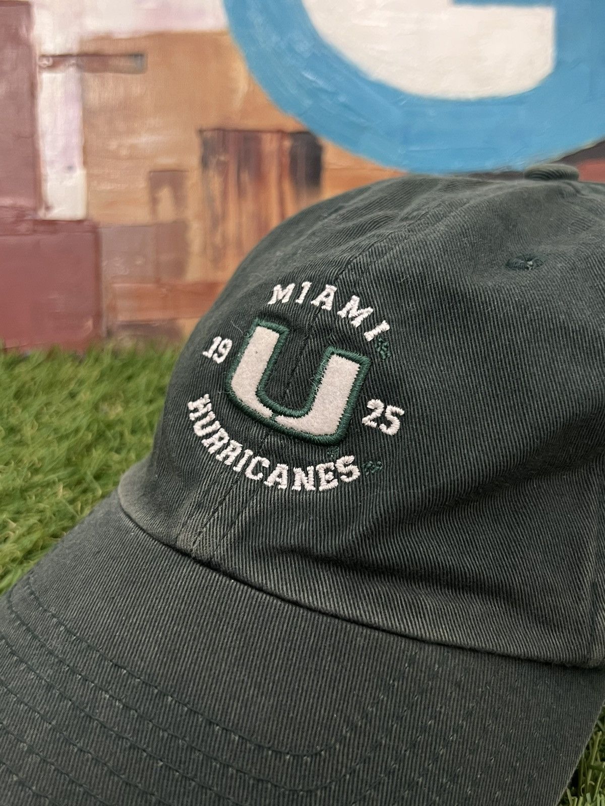 NCAA × Starter × Vintage Vintage Miami Hurricanes Starter Cap green Size ONE SIZE - 2 Thumbnail