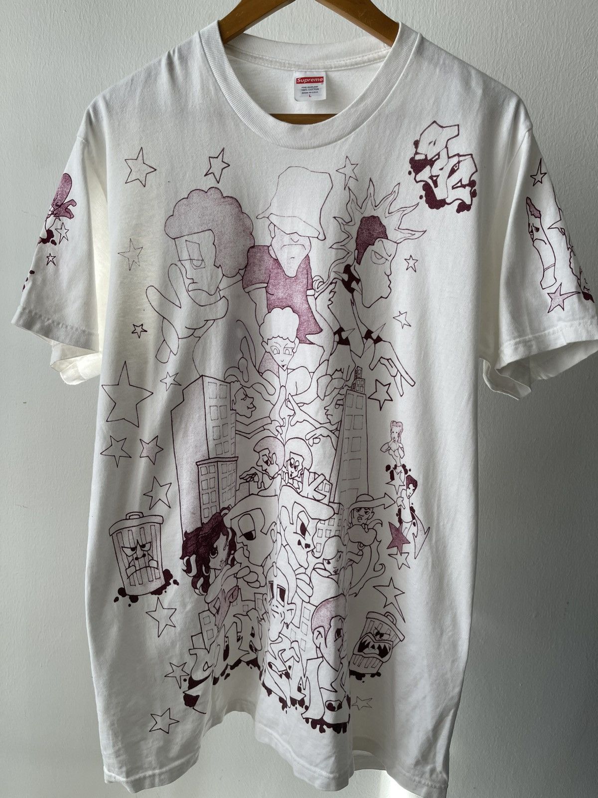 Supreme FW23 Supreme Downtown Tee A2 Size US L / EU 52-54 / 3 - 4 Thumbnail