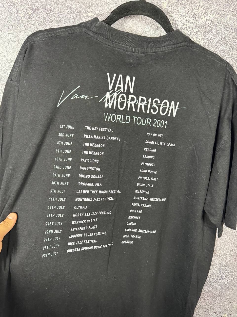 Band Tees Vintage Van Morrison World Tour 2001 Band Tees XL Size US XL / EU 56 / 4 - 13 Thumbnail