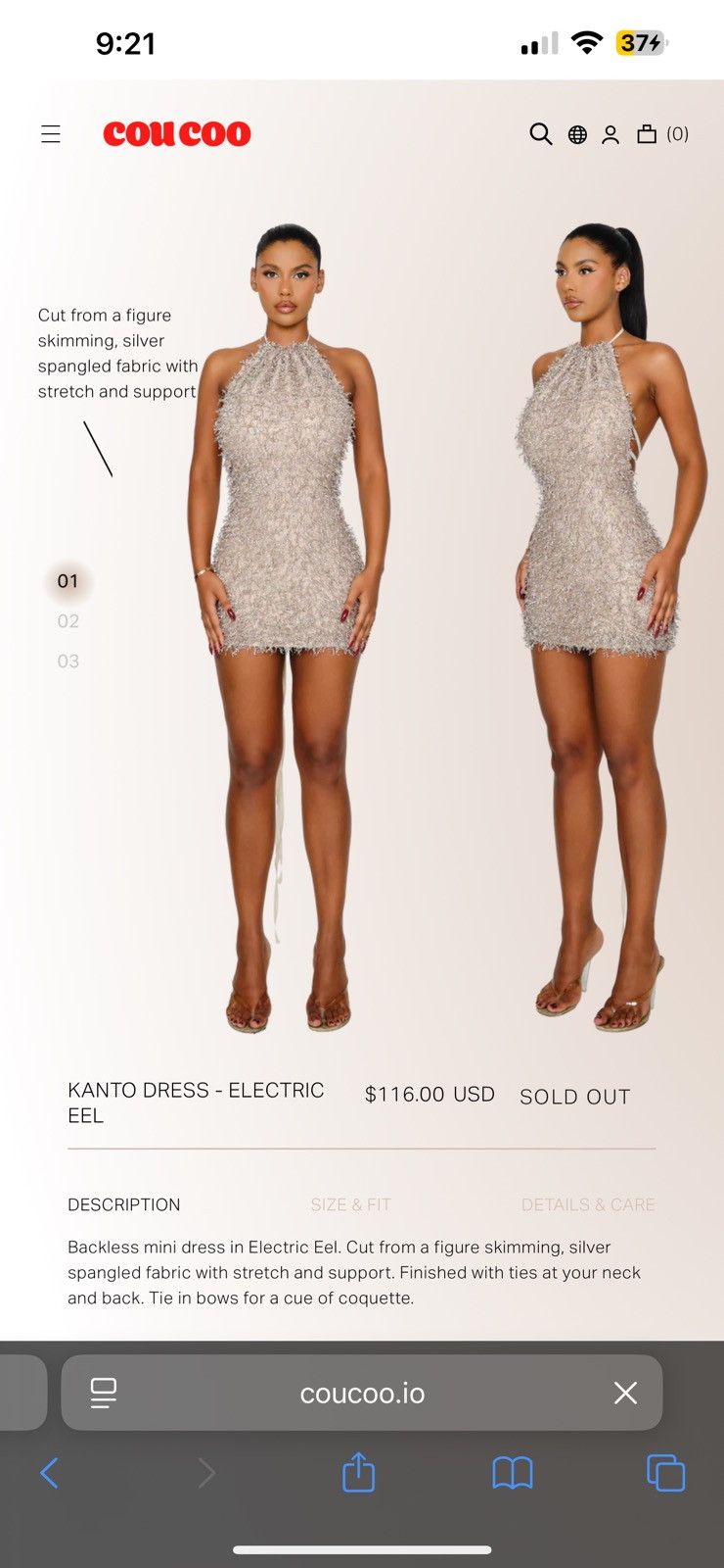 Other Coucoo dress Size XS / US 0-2 / IT 36-38 - 1 Thumbnail