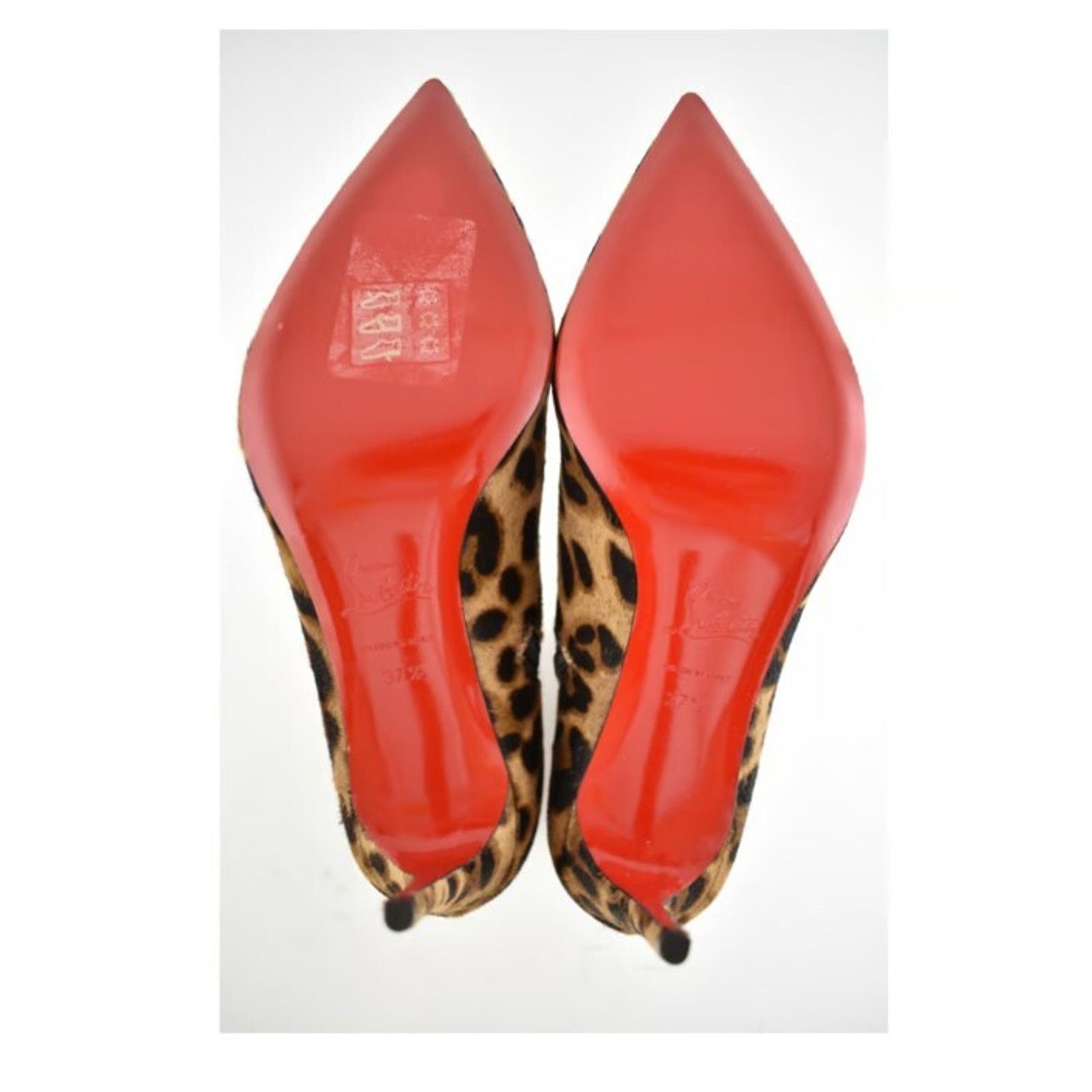 Christian Louboutin Christian Louboutin So Kate Booty 85 Black Brown Leopard Size US 7.5 / IT 37.5 - 12 Thumbnail
