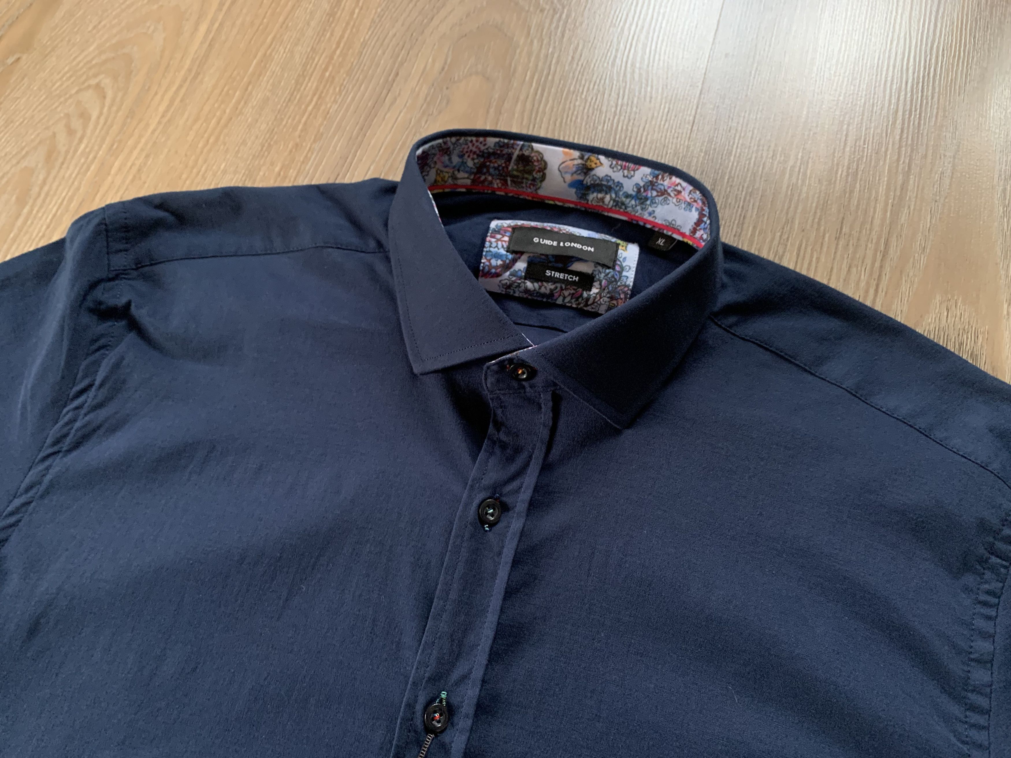 Designer Guide London Cotton Long Sleeve Shirt Size US XL / EU 56 / 4 - 4 Thumbnail