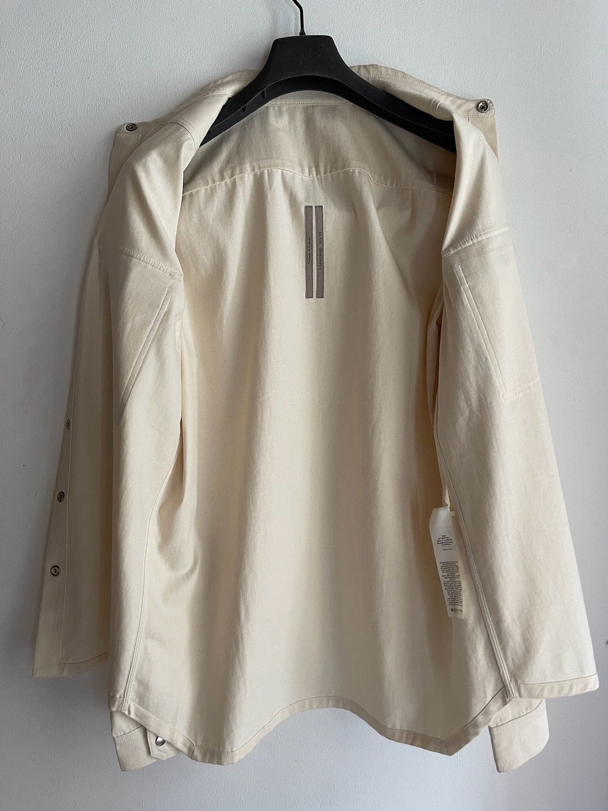 Rick Owens SS22 Fogachine Light Cotton Outershirt Size US M / EU 48-50 / 2 - 4 Thumbnail