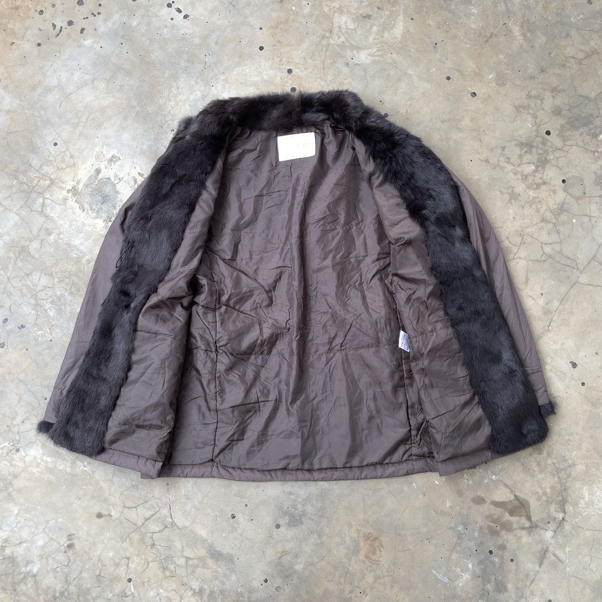 Japanese Brand En Et En By Isetan Faux Fur Coat Jacket Size XL / US 12-14 / IT 48-50 - 5 Thumbnail