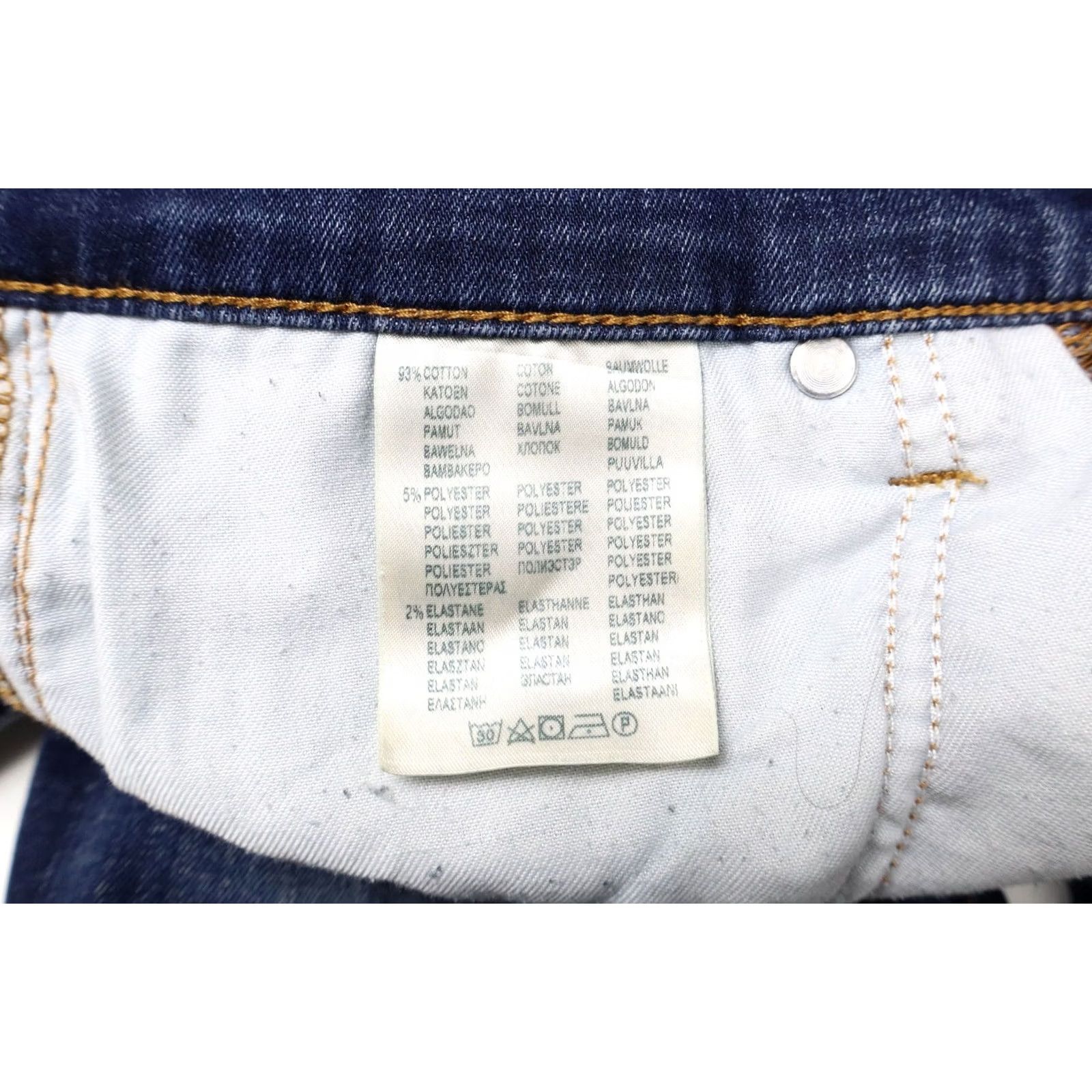 Lee LEE Luke Jeans Slim Blue Zip Fly Stretch Mens W31/L32 Whiskers Fade Effect Slim Fit Size US 31 - 6 Thumbnail