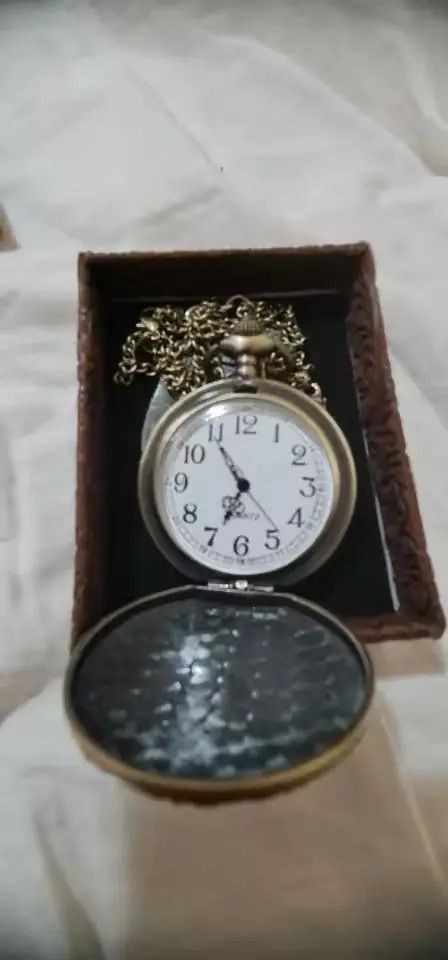 Jewelry Matsumaru x Shia carved flip cover pocket Watch Size ONE SIZE - 4 Thumbnail