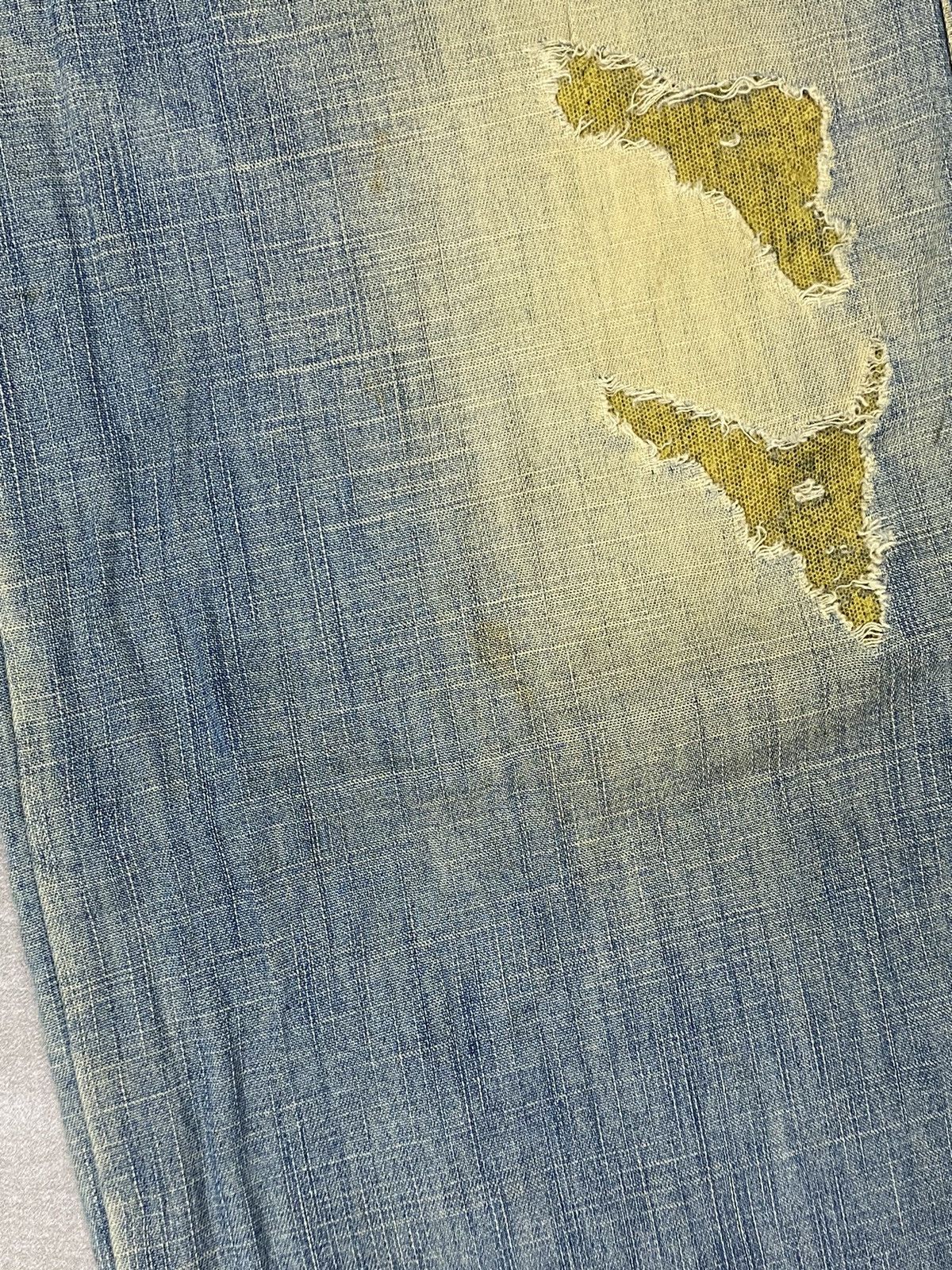 If Six Was Nine × Japanese Brand × Le Grande Bleu (L.G.B.) Take Two Boro Denim Jeans Size US 31 - 7 Thumbnail