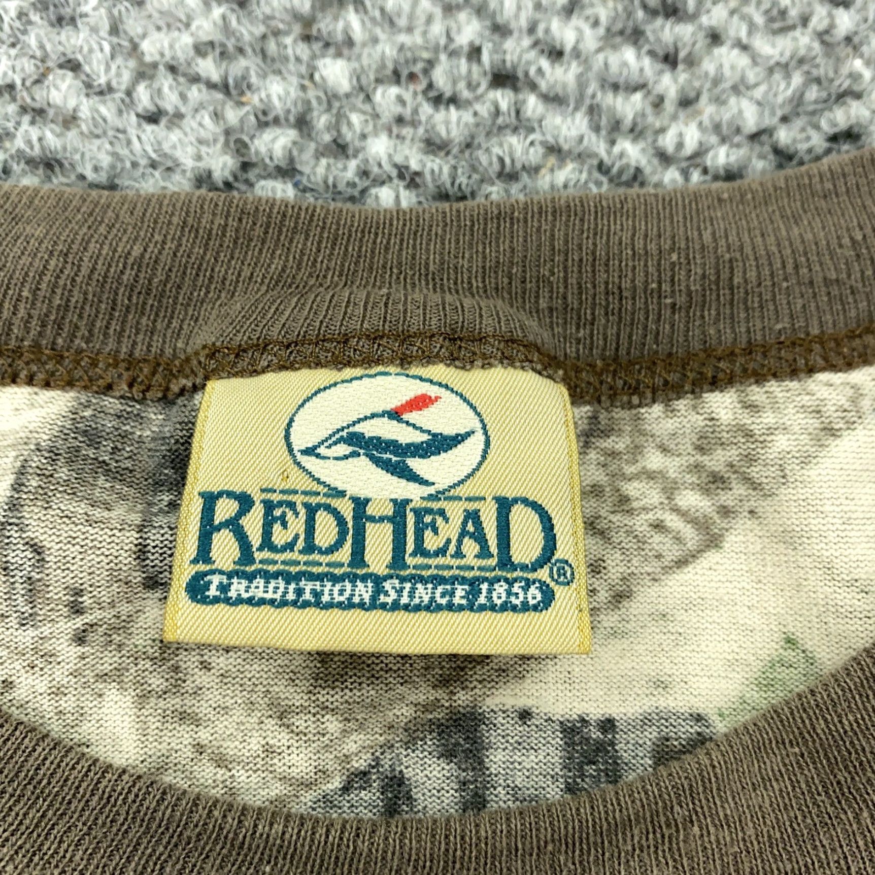 Vintage VINTAGE RedHead Camouflage Shirt Mens XL Mossy Oak Treestand Hunting Tee Long Sleeve Crew Neck Pocket Brown Camouflage Pattern Mens Size US XL / EU 56 / 4 - 5 Thumbnail