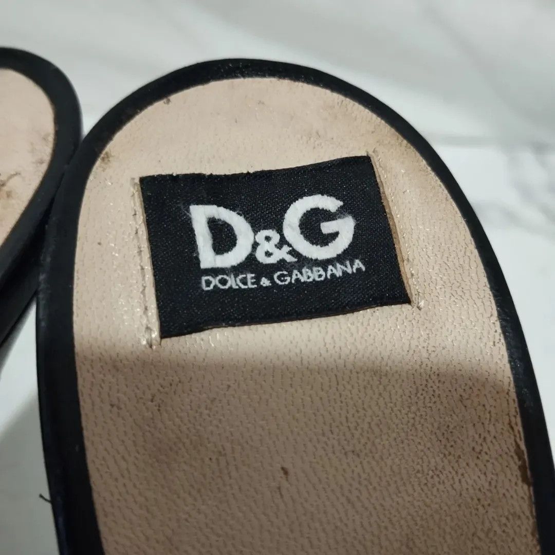 Dolce & Gabbana Dolce & Gabbana Black Chain Heels Size US 6.5 / IT 36.5 - 6 Thumbnail