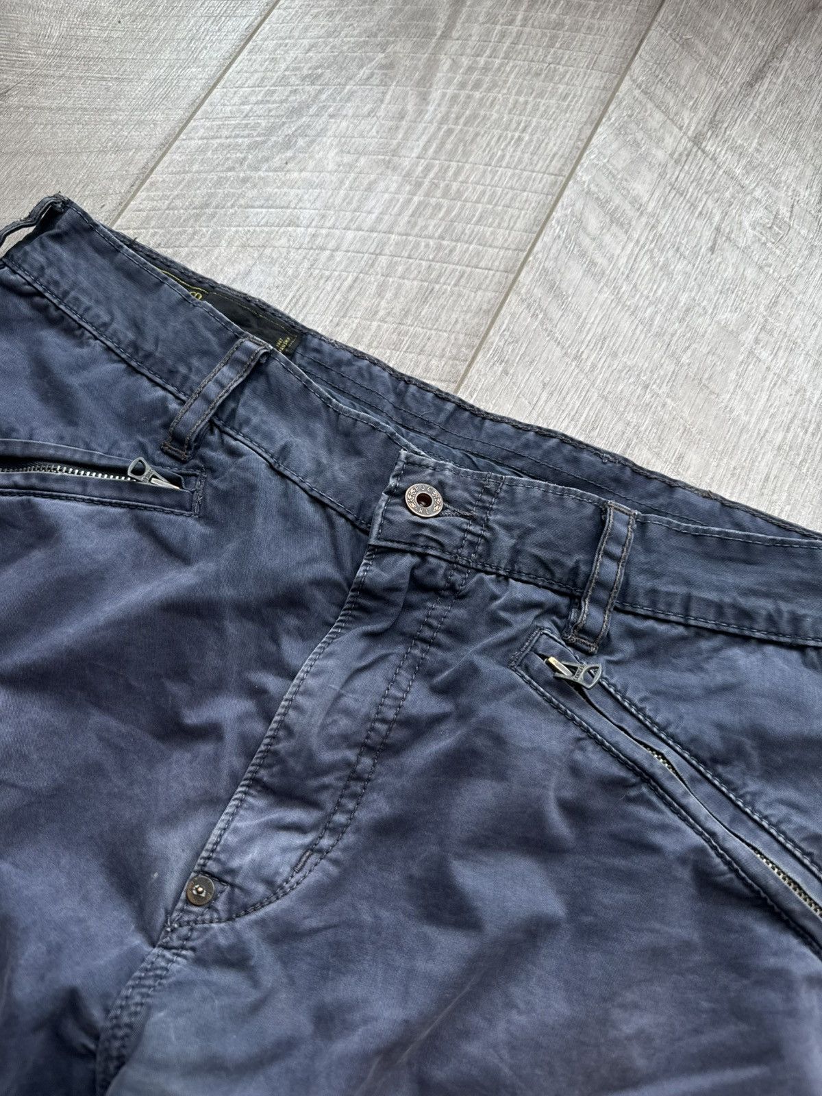 Polo Ralph Lauren Parachute Cargo Pants Polo Jeans Company Navy Military Faded Size US 34 / EU 50 - 5 Thumbnail