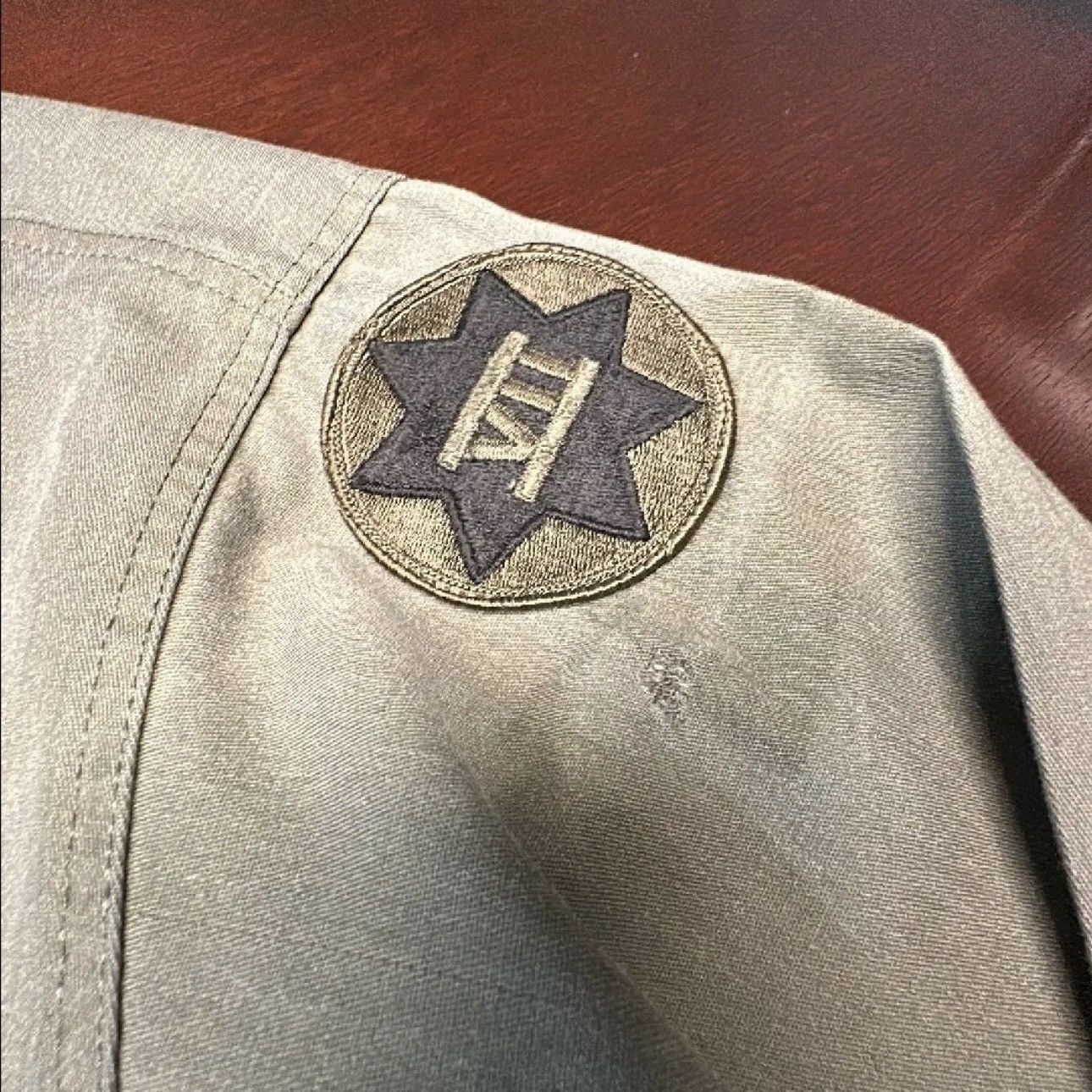 Vintage Vintage 60s 70s US Army Military Uniform Button Shirt XL Size US XL / EU 56 / 4 - 3 Thumbnail