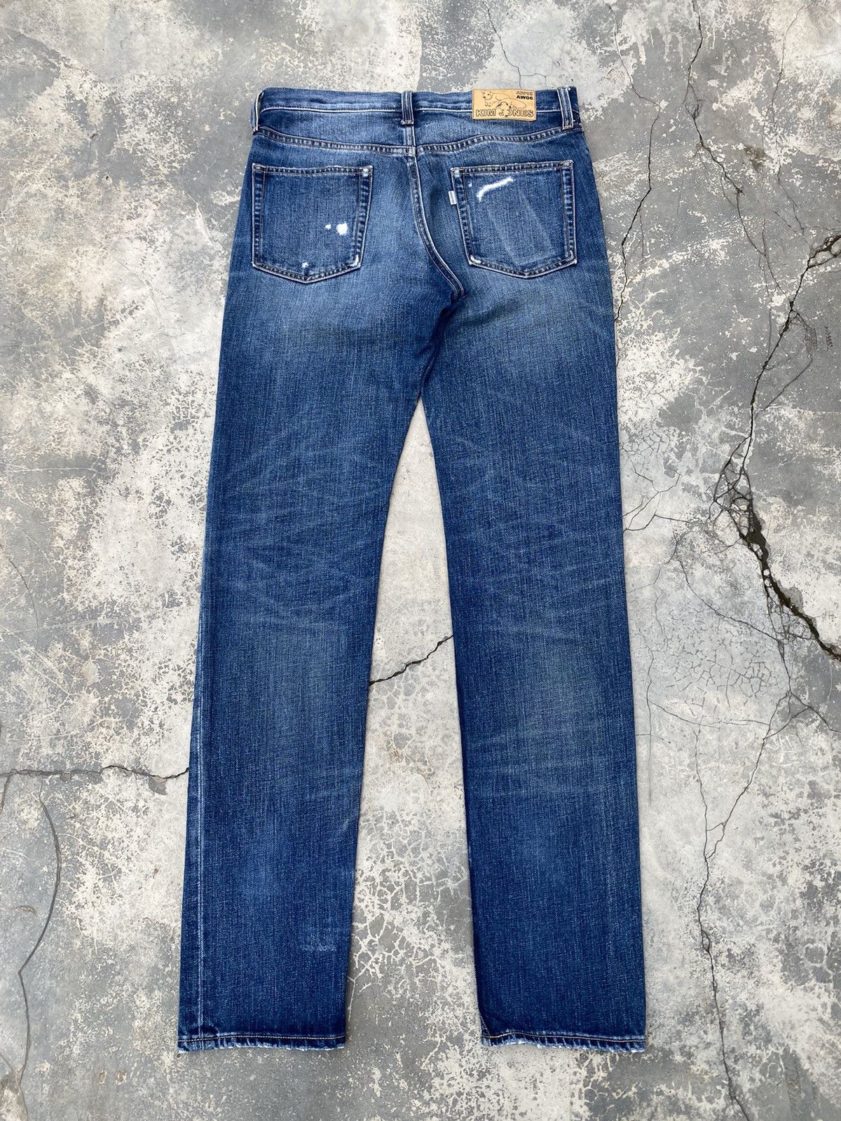 Kim Jones KIM JONES Repaired Distressed Jeans Size US 31 - 6 Thumbnail