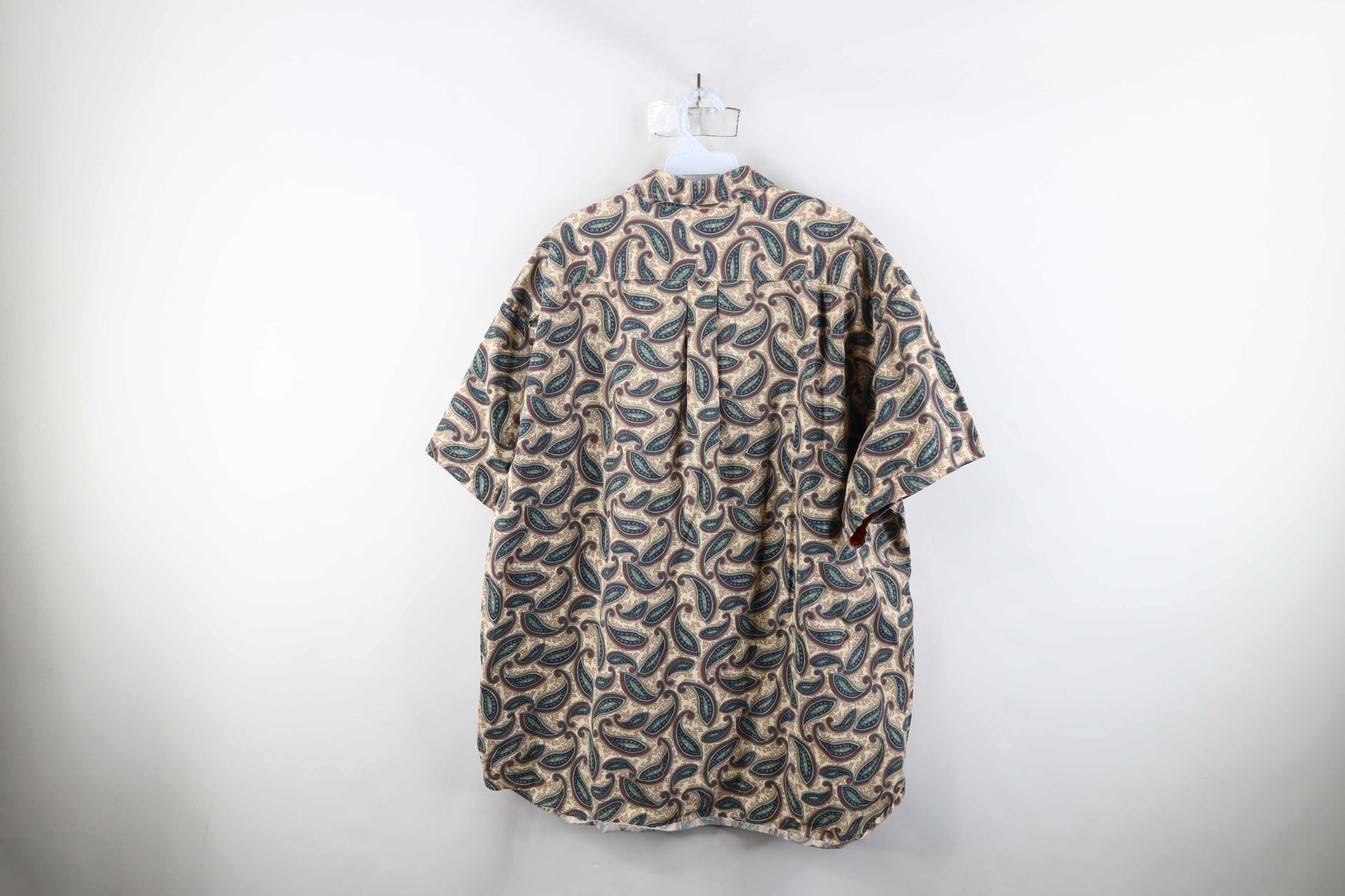 Vintage Vintage 90s Streetwear Short Sleeve Collared Button Shirt Size US XXL / EU 58 / 5 - 12 Thumbnail