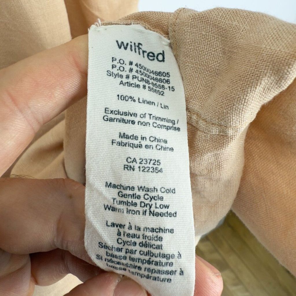 Other WILFRED LE FOU Tan Shift Mini Contemporary Tunic Dress sz XS Size XS / US 0-2 / IT 36-38 - 7 Thumbnail