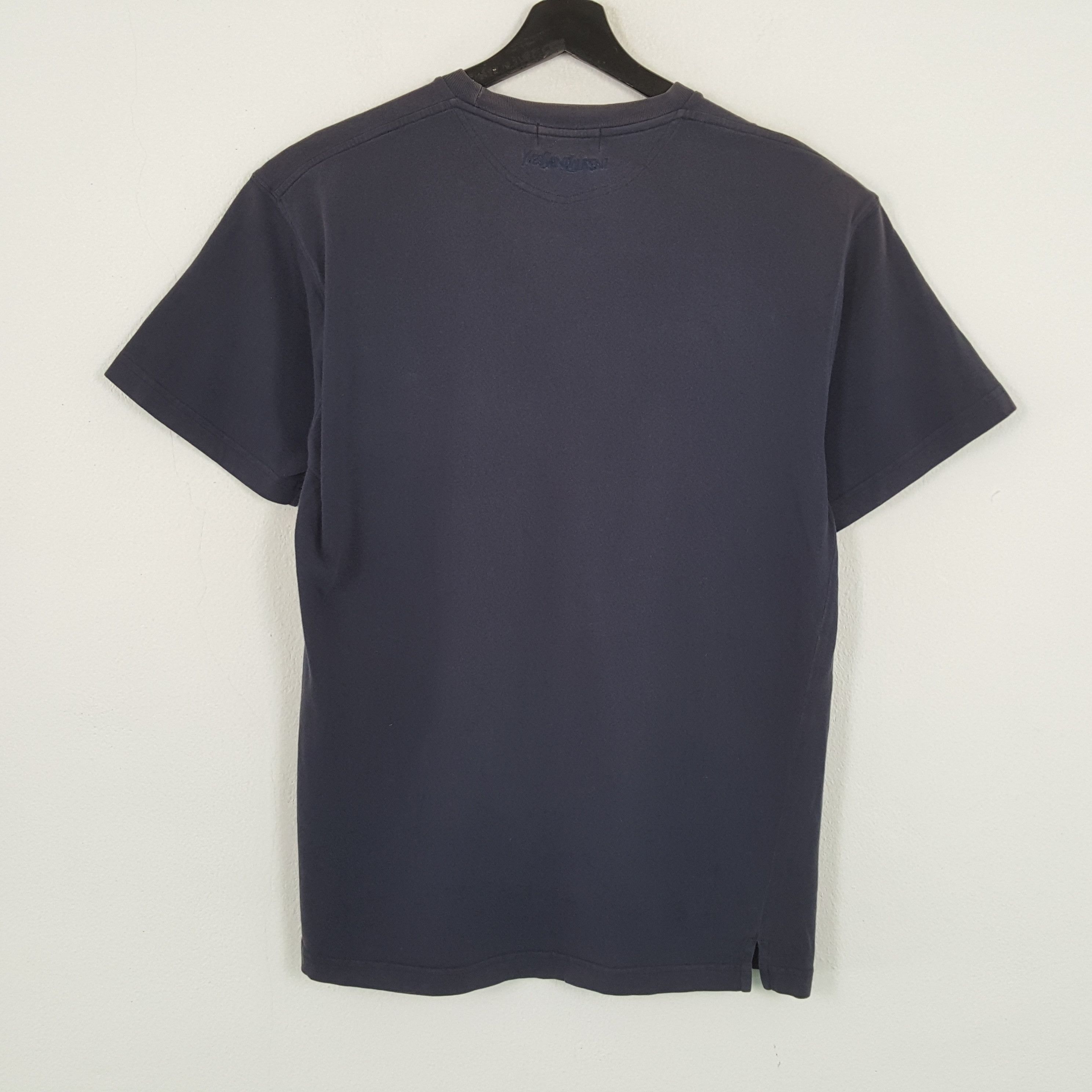 Vintage × Yves Saint Laurent YVES SAINT LAURENT Fashion Style Pocket Logo Design Tshirt Size US L / EU 52-54 / 3 - 3 Thumbnail