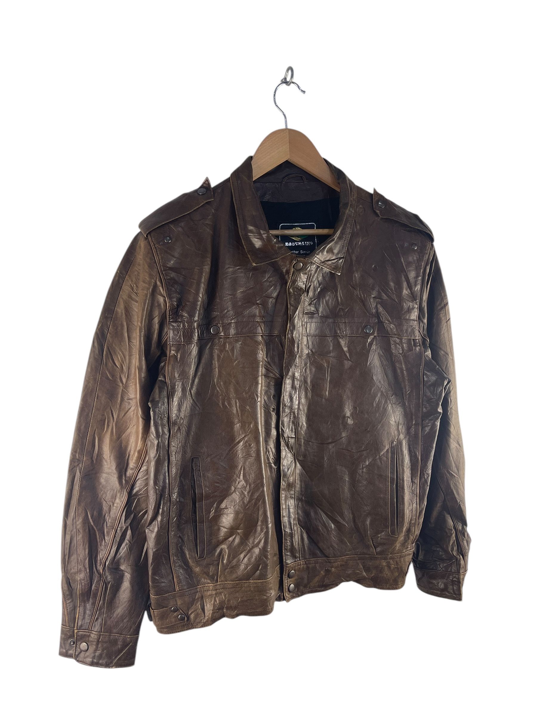 Vintage Vintage Eastrain Leather Suede St Teresa Spain Jacket Size US M / EU 48-50 / 2 - 4 Thumbnail