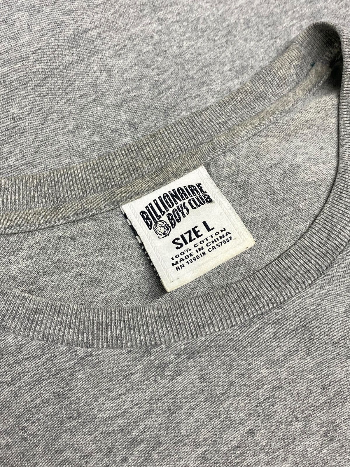 Billionaire Boys Club 🔥 BBC ARCH LOGO GREY TEE PHARRELL Y2K SKATE VIBES Size US L / EU 52-54 / 3 - 11 Thumbnail