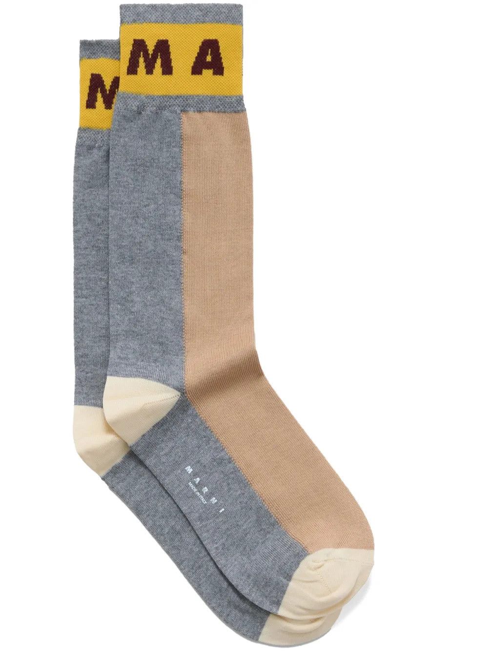 Marni o1w1db11125 Size: OS/Mid Length Cotton Socks in Multicolor Size ONE SIZE - 1 Thumbnail