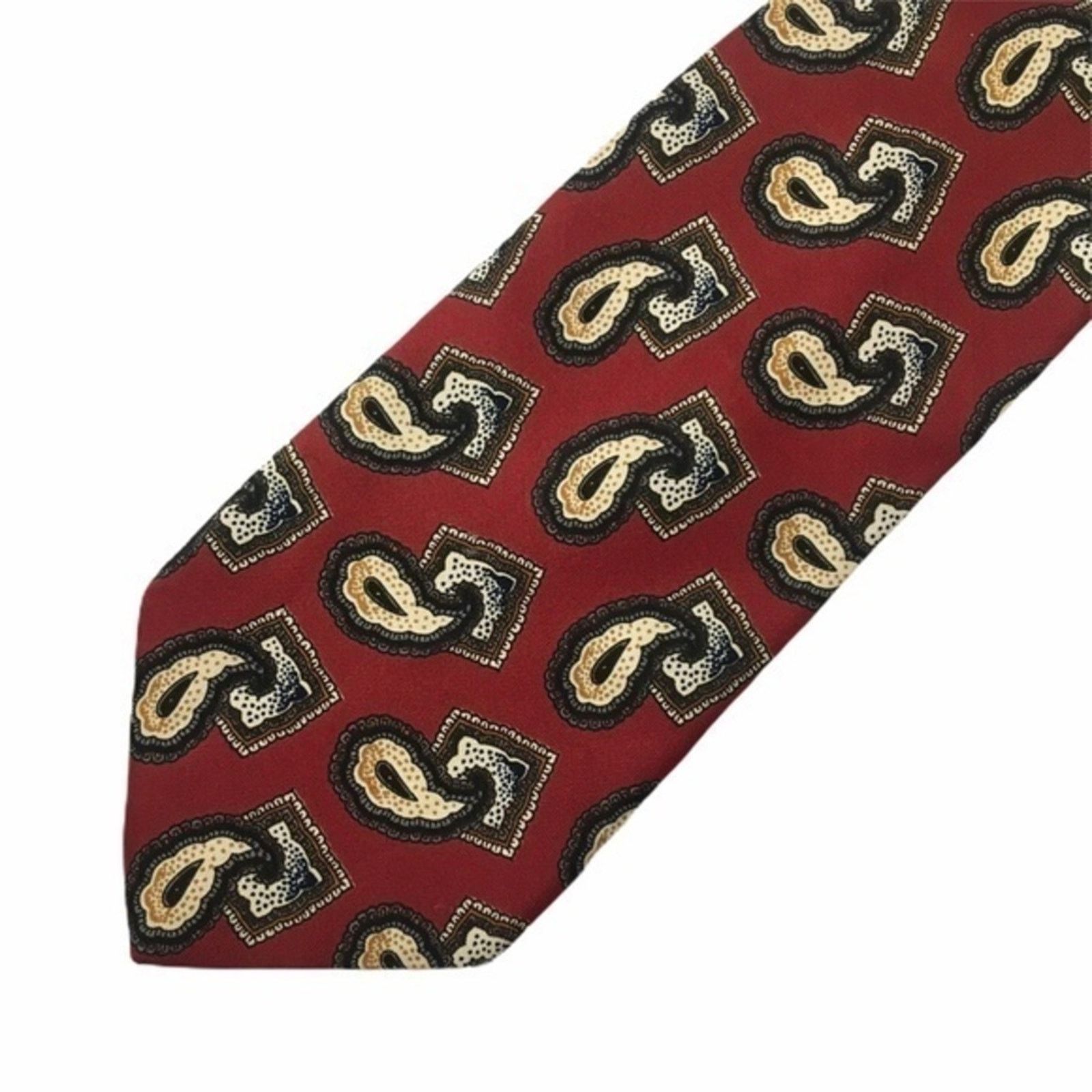 Robert Talbott × Vintage Vintage Robert Talbott for Woods Paisley Silk Tie Size ONE SIZE - 7 Thumbnail