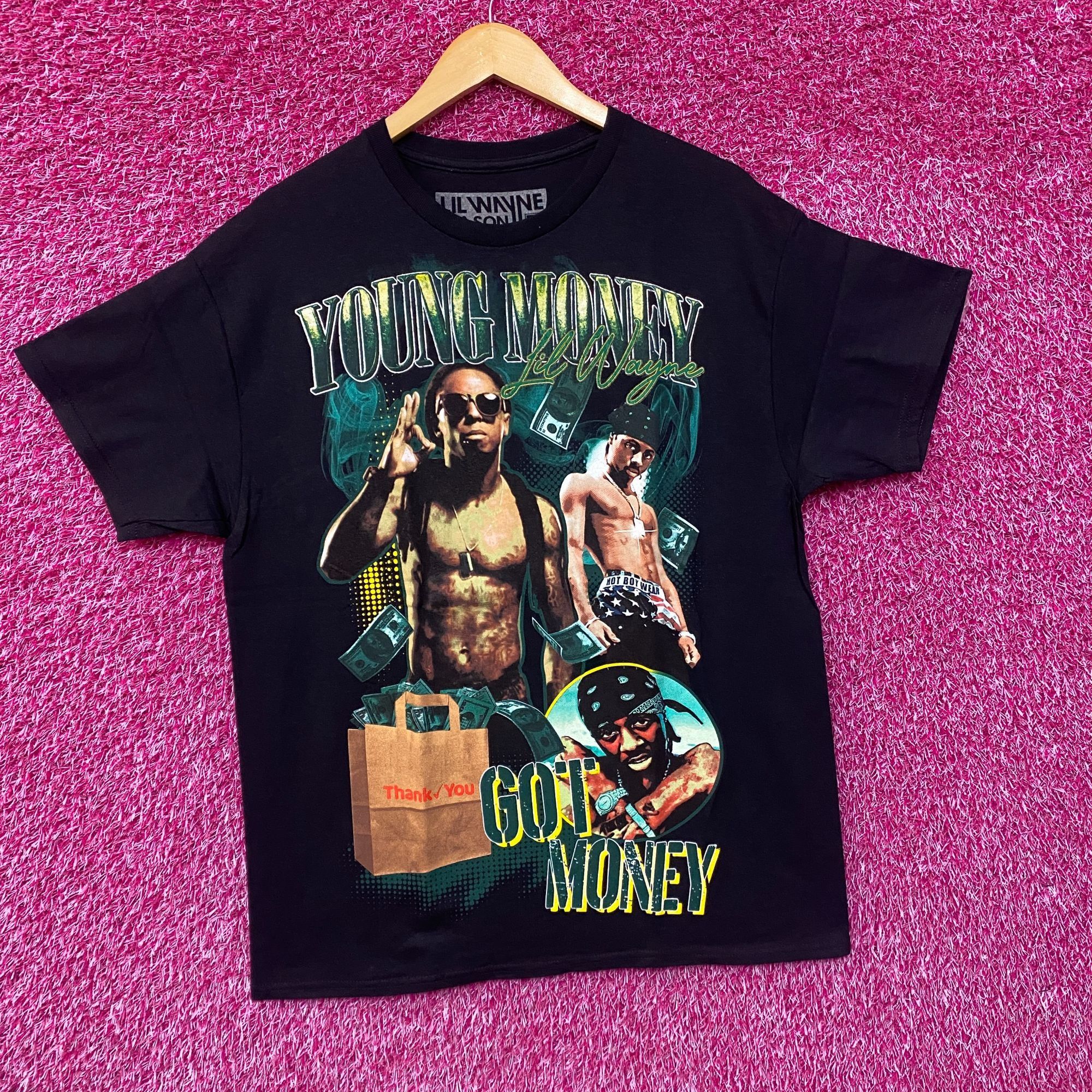 Lil Wayne Lil Wayne Young Money Thank You Got Money T-Shirt Large Size US L / EU 52-54 / 3 - 3 Thumbnail