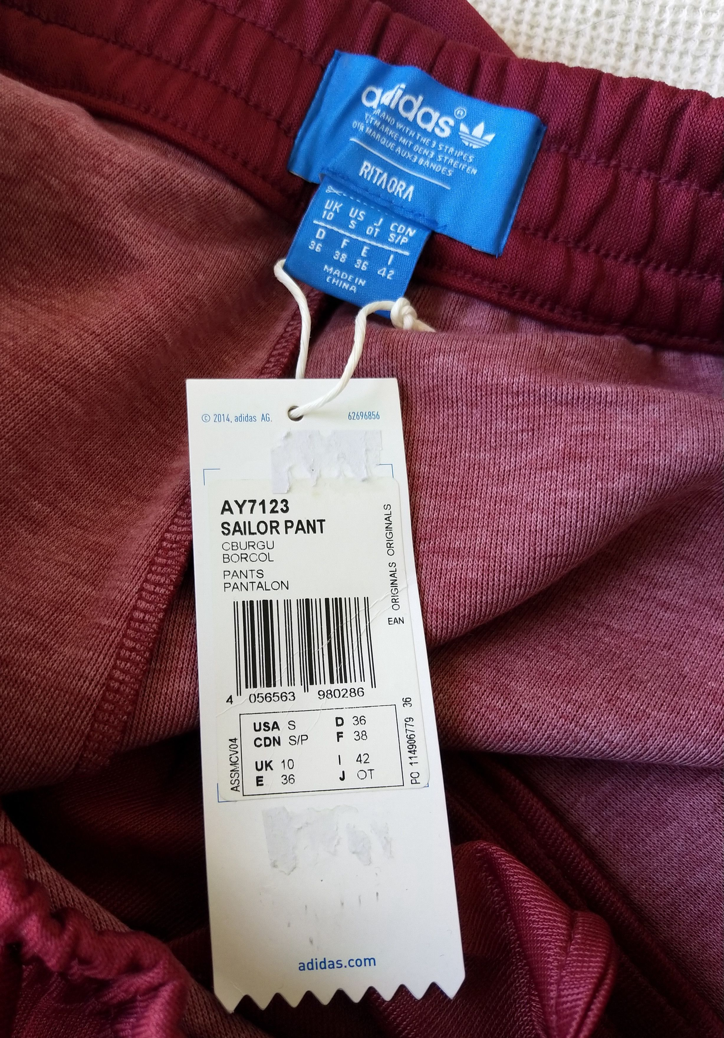 Adidas Adidas Originals Rita Ora Sailor Track Pants sz S AY7123 Size 26" / US 2 / IT 38 - 8 Thumbnail