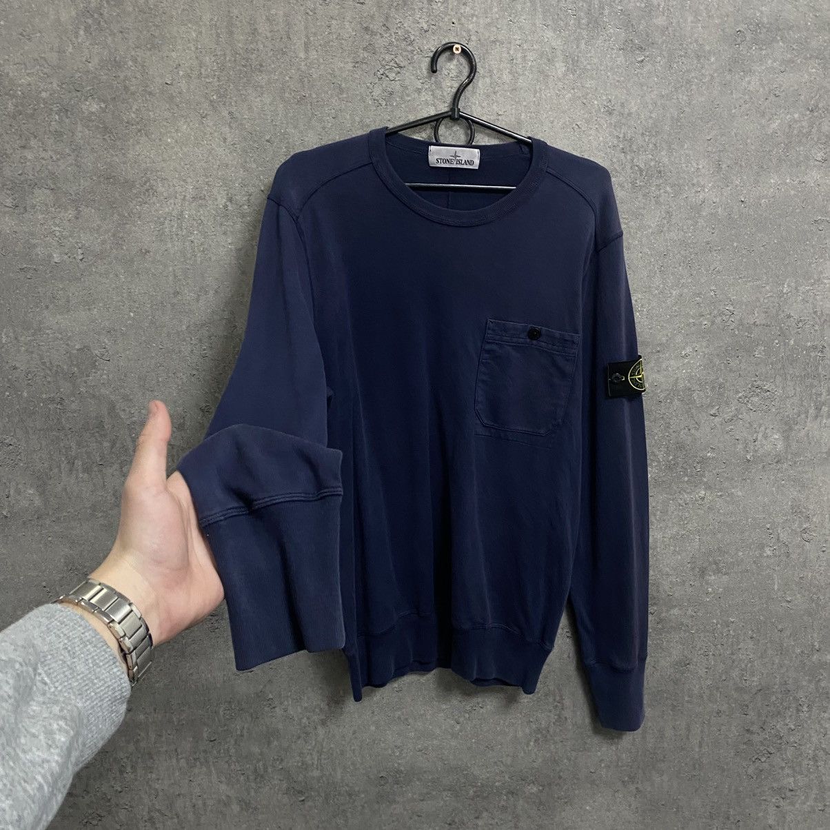 Stone Island Vintage Stone Island Sweatshirt Crewneck Patch Size M Y2K Size US M / EU 48-50 / 2 - 2 Thumbnail