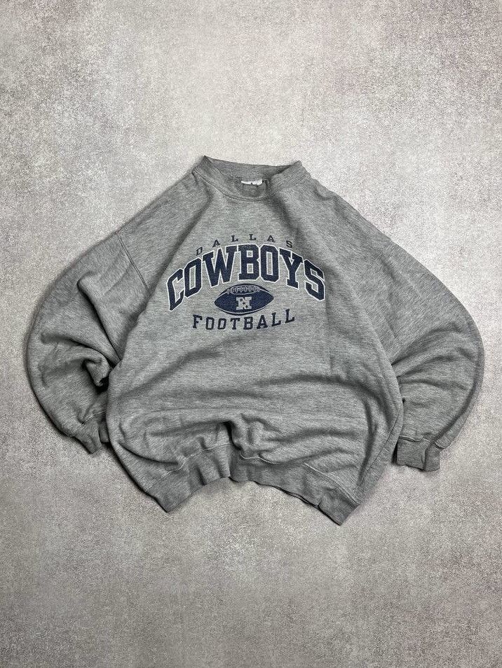 NFL VINTAGE DALLAS COWBOYS FOOTBALL BOXY SWEATSHIRT L Size US M / EU 48-50 / 2 - 1 Thumbnail
