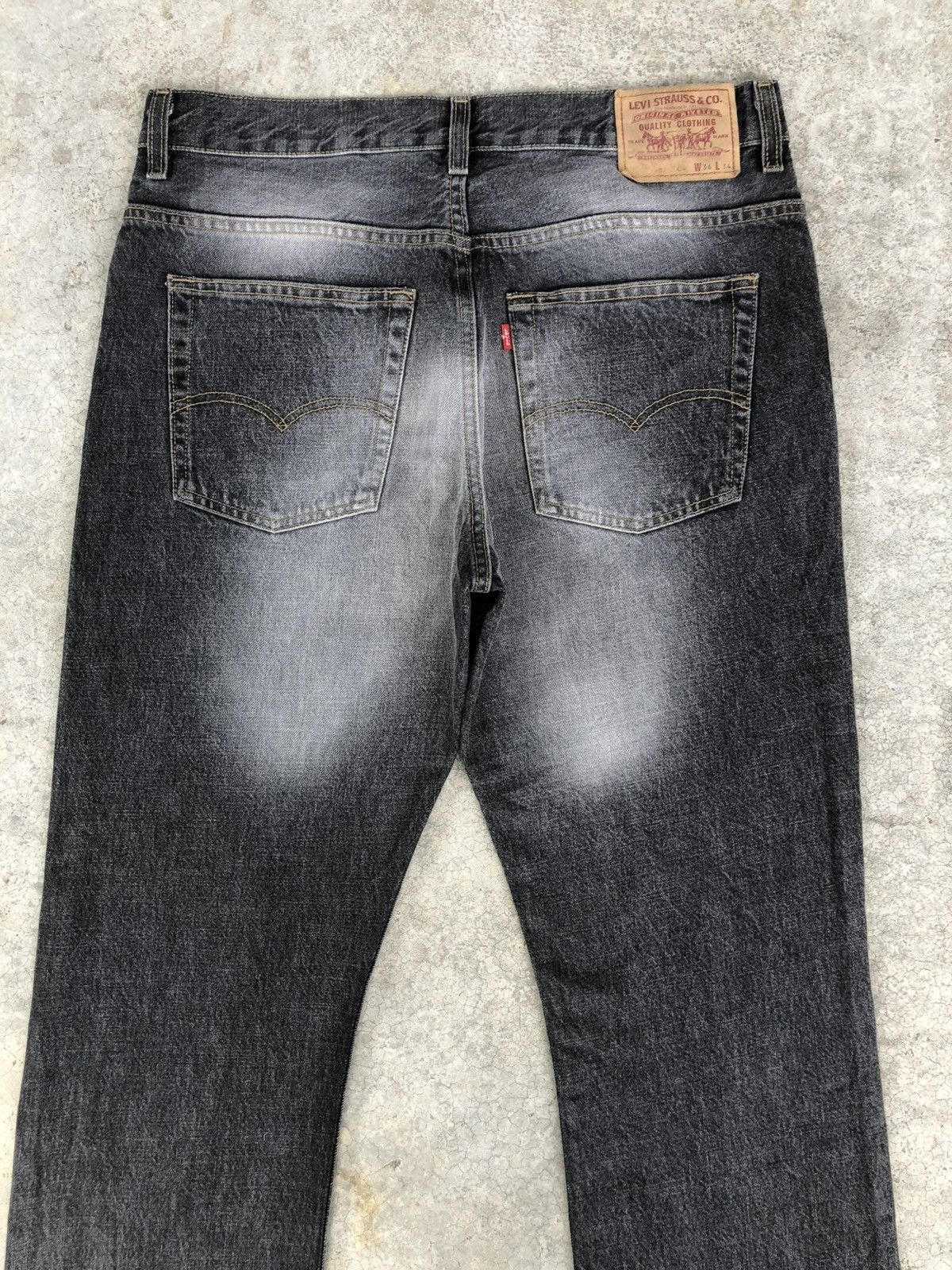 Levi's Flared Levis 507 Bootcut Distressed Jeans Size US 33 - 8 Thumbnail