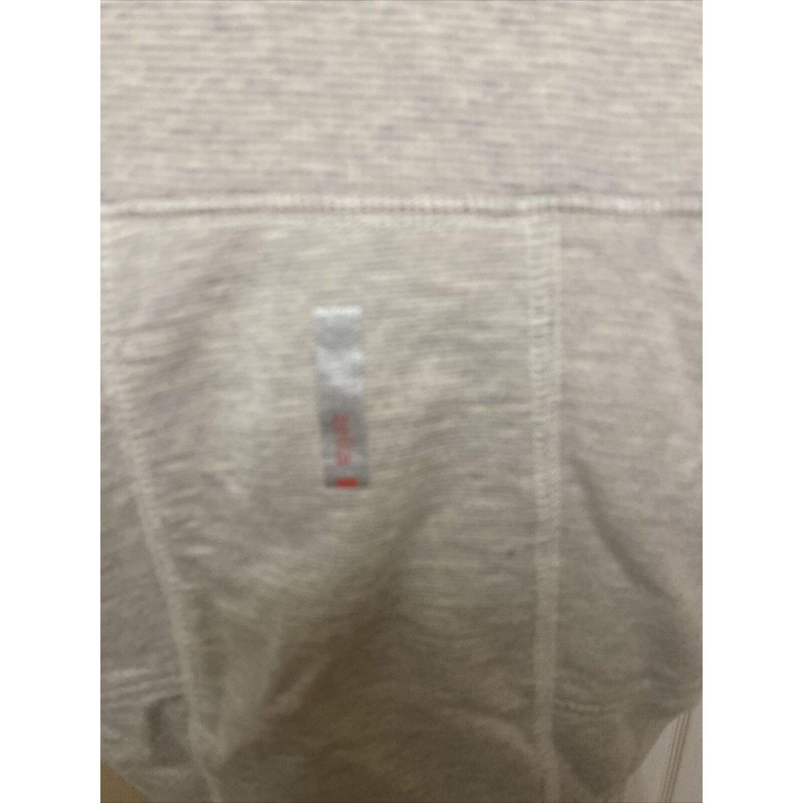 Other EUC Zella Women Gray Stripe Vest Small Cotton Fleece Size S / US 4 / IT 40 - 7 Thumbnail