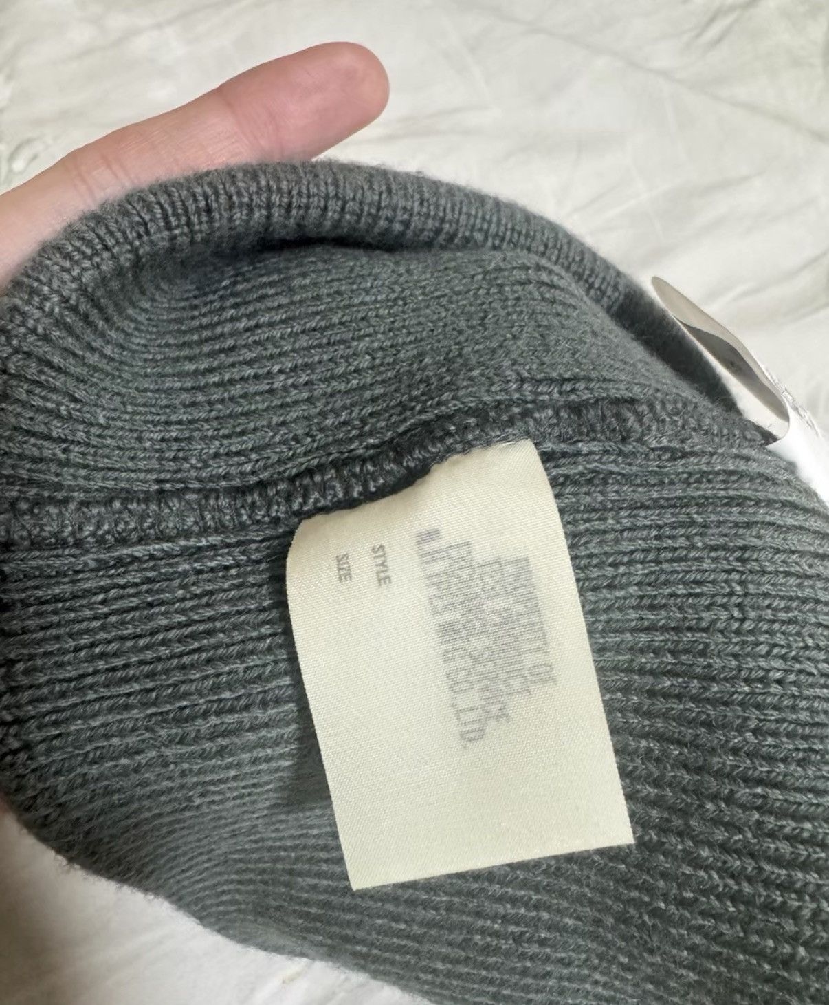 N.Hoolywood N.HOOLYWOOD 22AW Japanese wool blend knit beanie Grey Size ONE SIZE - 8 Thumbnail