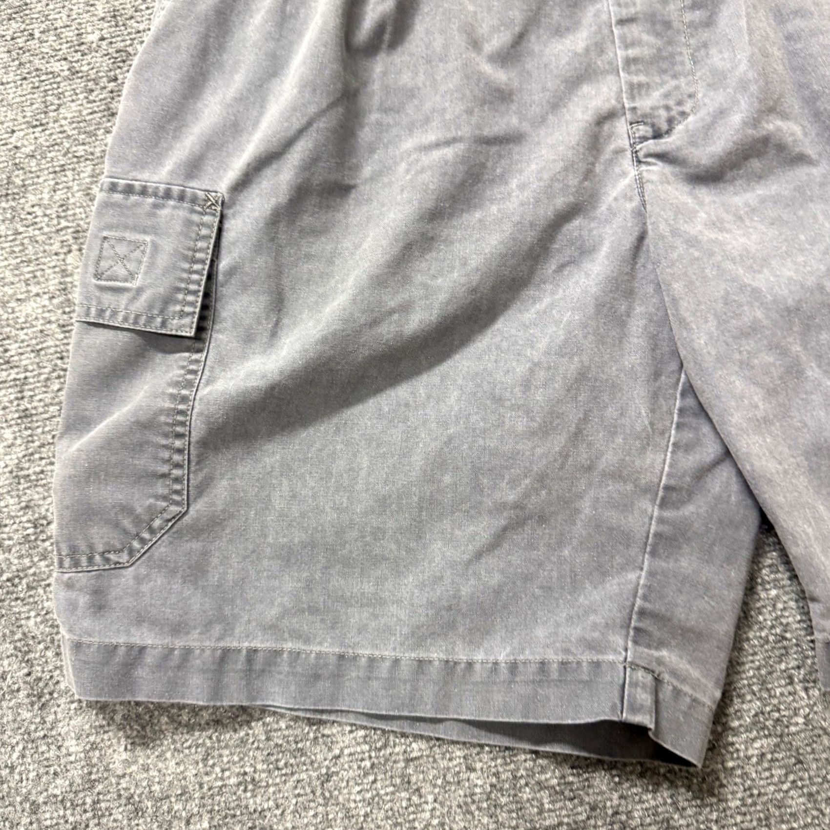 Ocean Pacific Ocean Pacific Cargo Shorts Men 36 Cotton Blend 6 Pocket Outdoor Gray Y2K Cargo Shorts Men 36 Gray Size US 36 / EU 52 - 5 Thumbnail