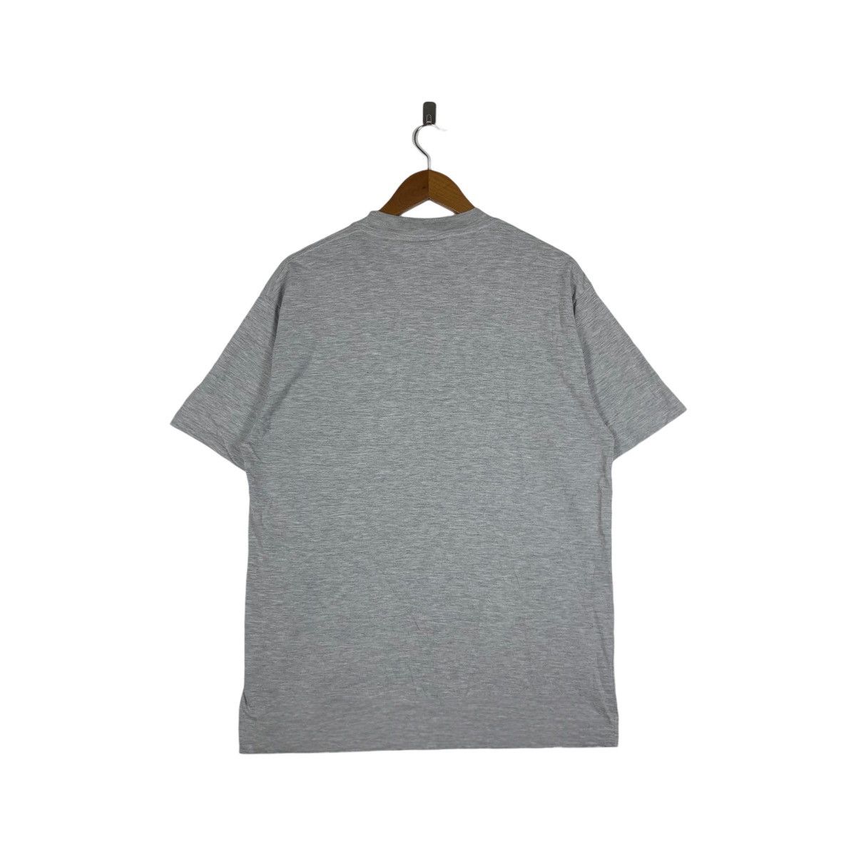 Nike Vintage 90’ NIKE USA SWOOSH Blue On Gray Tag Tee Shirt Size US XL / EU 56 / 4 - 4 Thumbnail