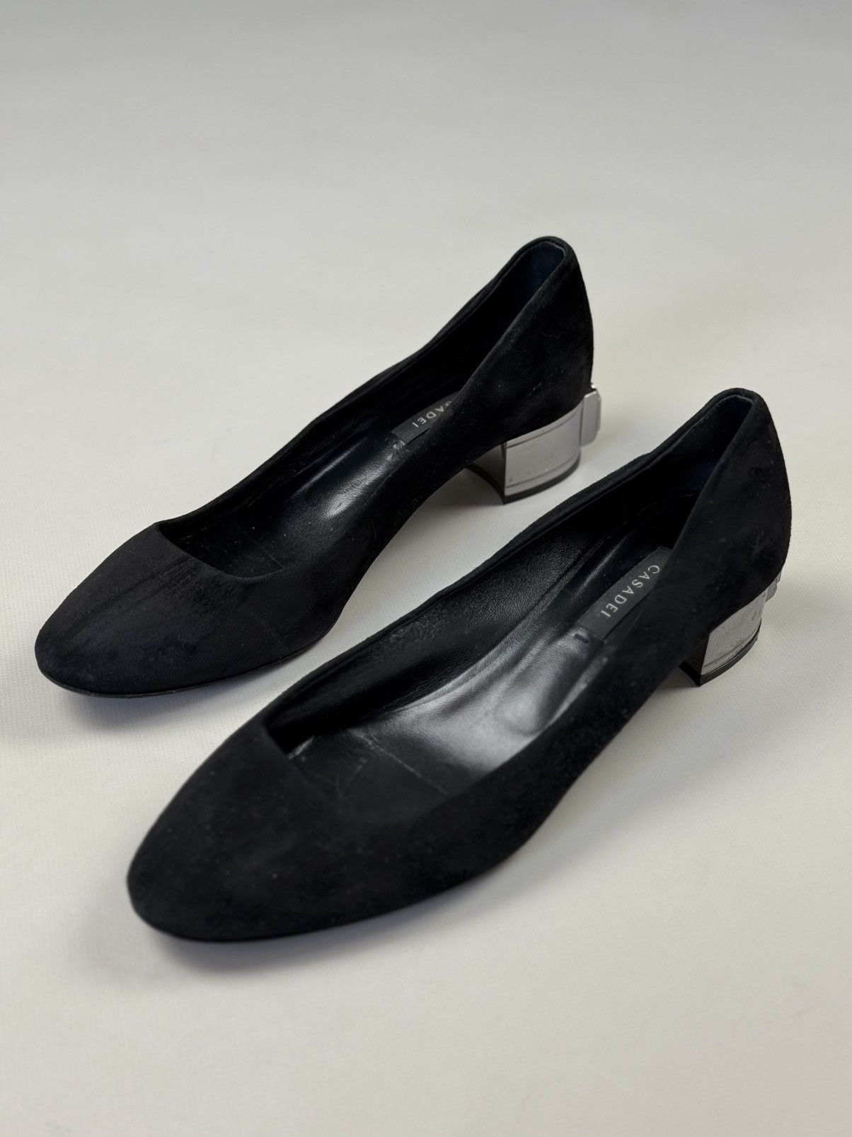 Casadei Casadei Ladies Suede Heels Shoes Size US 10 UK 9 EU 40 Size US 10 / IT 40 - 8 Thumbnail