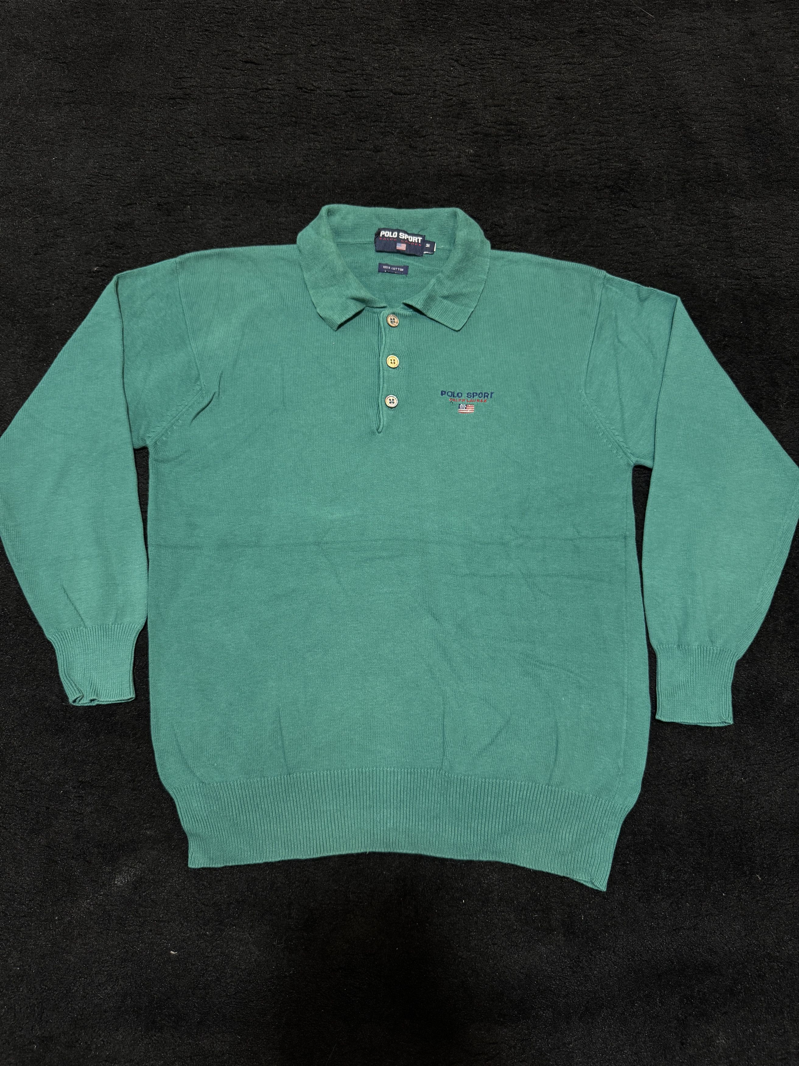 Polo Ralph Lauren Vintage Polo Sport Ralph Lauren Knit Polos Size US M / EU 48-50 / 2 - 1 Thumbnail