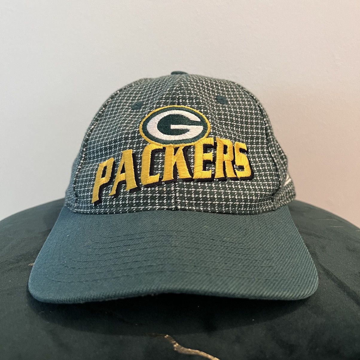 Logo Athletic Vintage Green Bay Packers Logo Athletic Hat Strap Back Green Size ONE SIZE - 1 Thumbnail