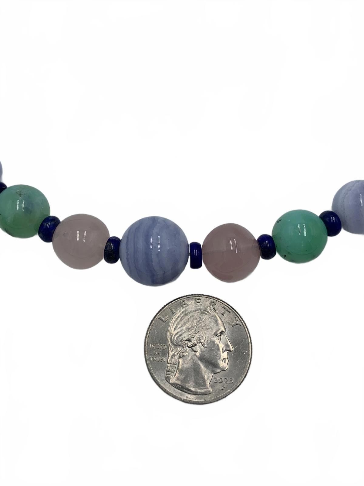 Other Jay King Agate, Quartz, Chalcedony, Lapis Lazuli Necklace Size ONE SIZE - 8 Thumbnail