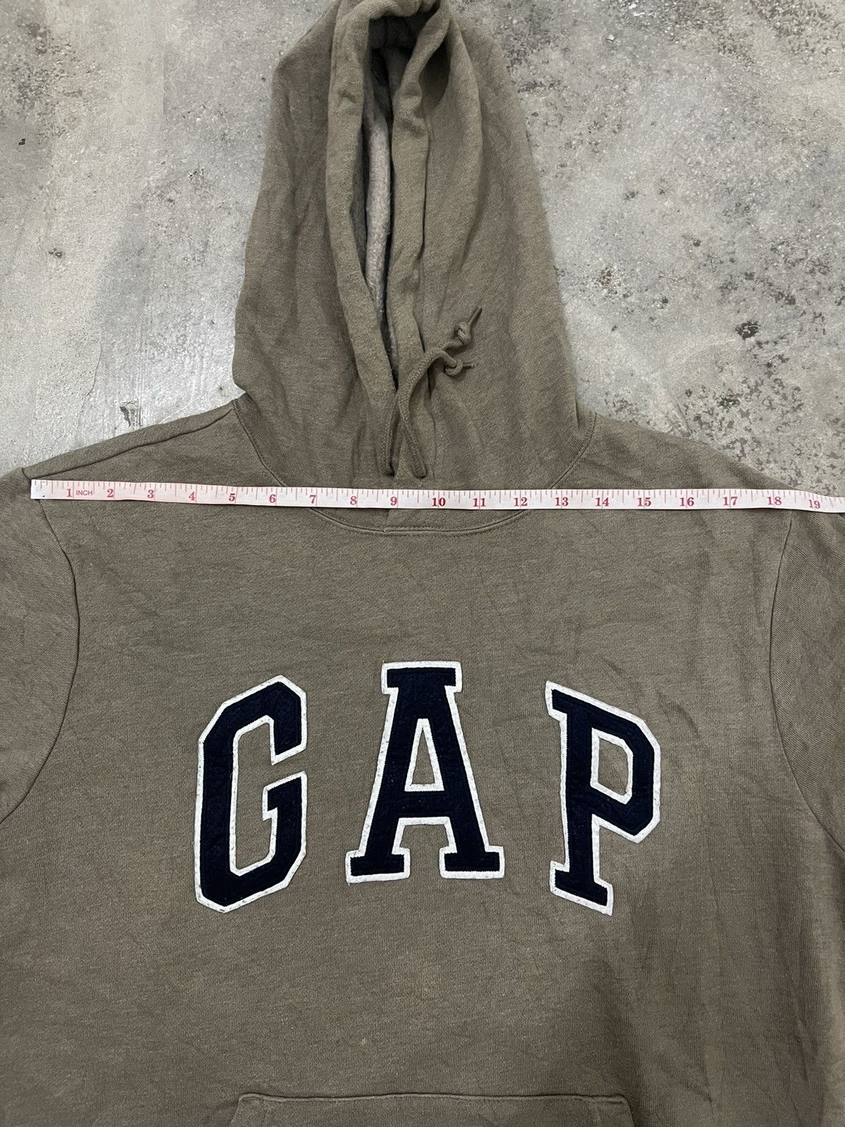 Gap Vintage Gap Fleece Sweater Hoodie Big Logo Embroidery Size US L / EU 52-54 / 3 - 11 Thumbnail
