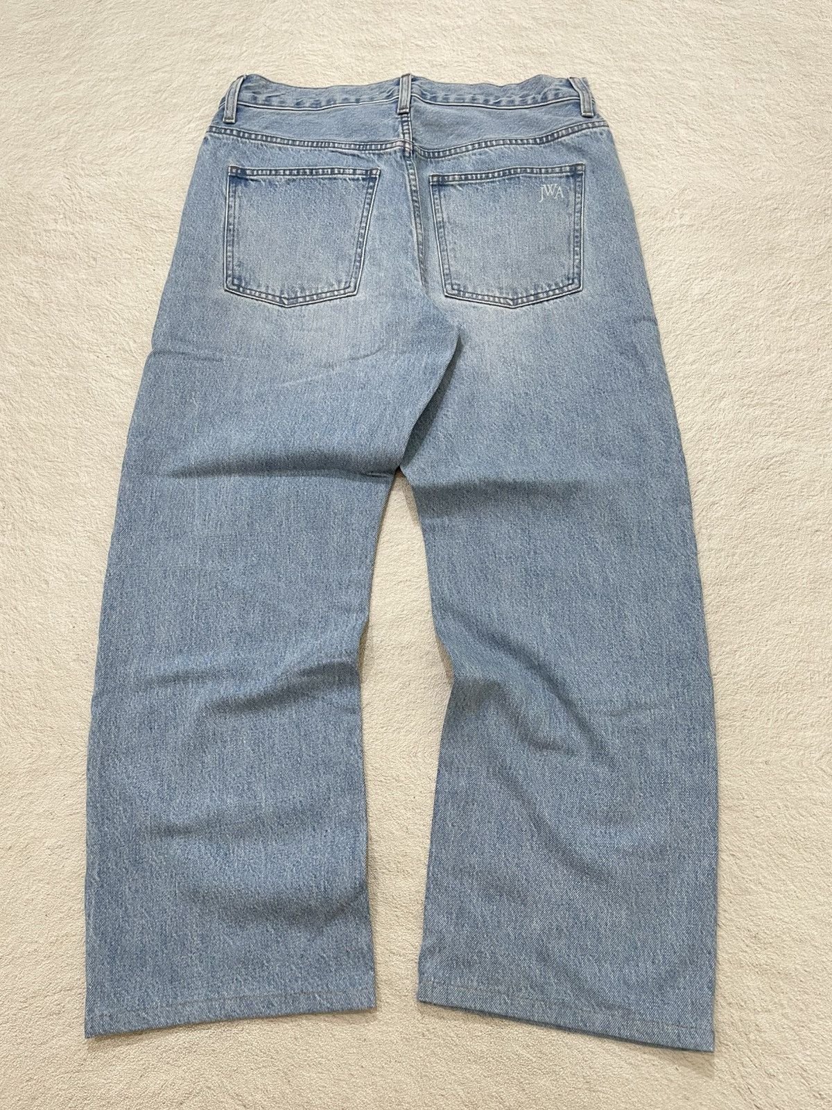 JW Anderson × Uniqlo 2000s JWanderson Blue Jeans Washed Denim Size US 28 / EU 44 - 6 Thumbnail