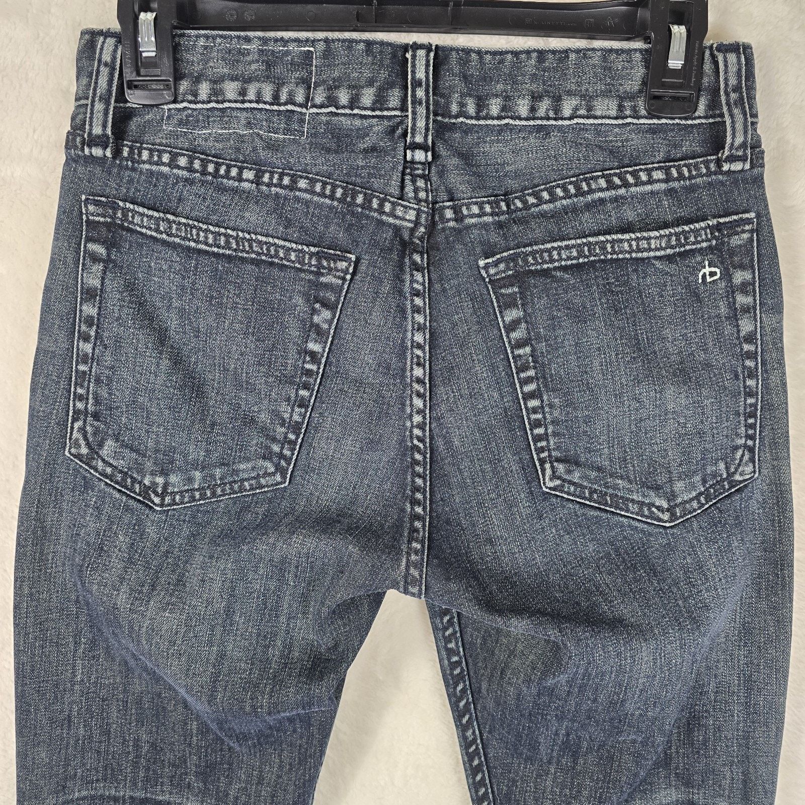 Rag & Bone Rag & Bone Ainsley Distressed FIT 1 Skinny Jeans Fits 28x30 Size 28" / US 6 / IT 42 - 10 Thumbnail