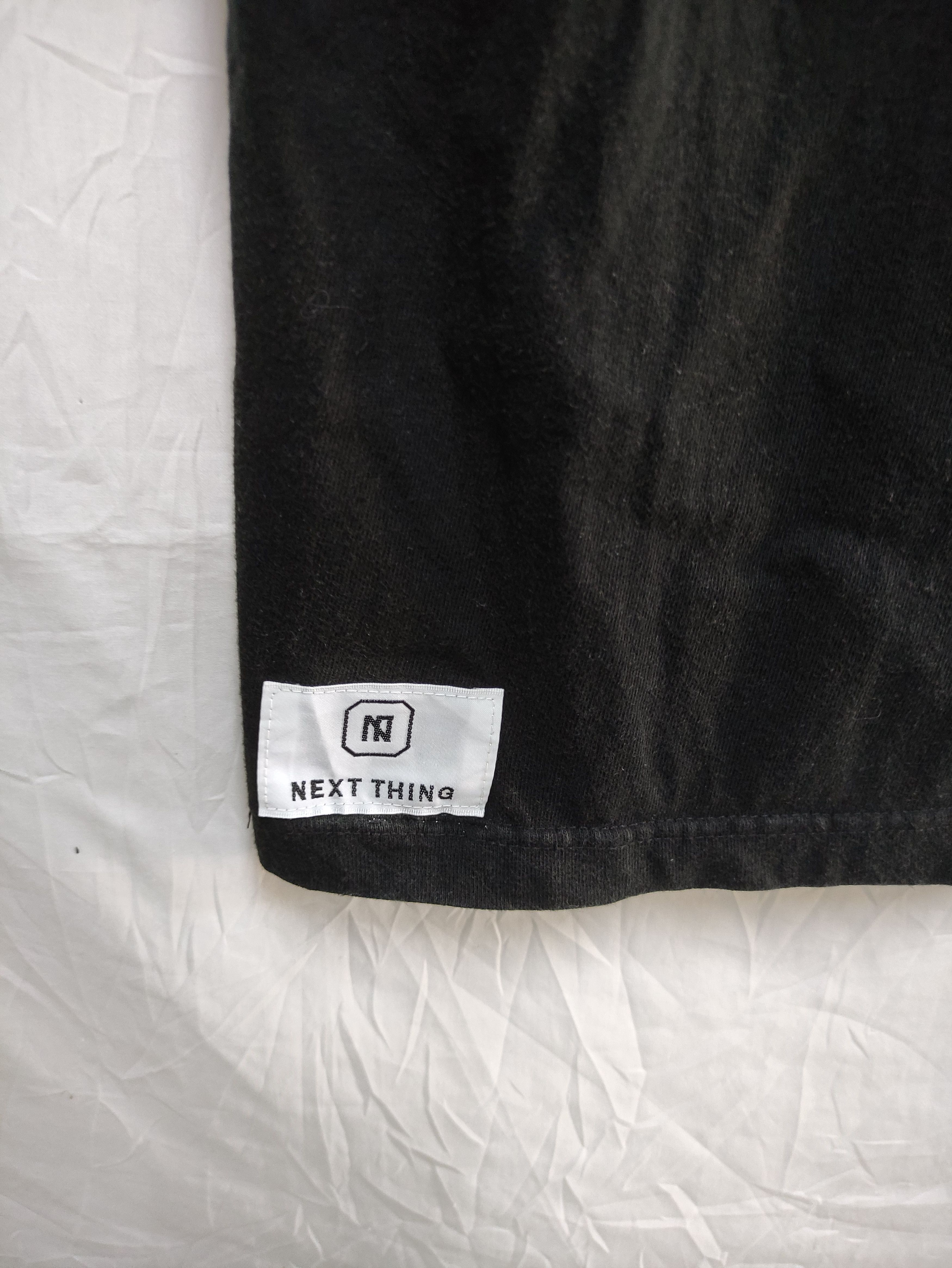 Japanese Brand NEXT THING japan mens black tee Size US L / EU 52-54 / 3 - 6 Thumbnail