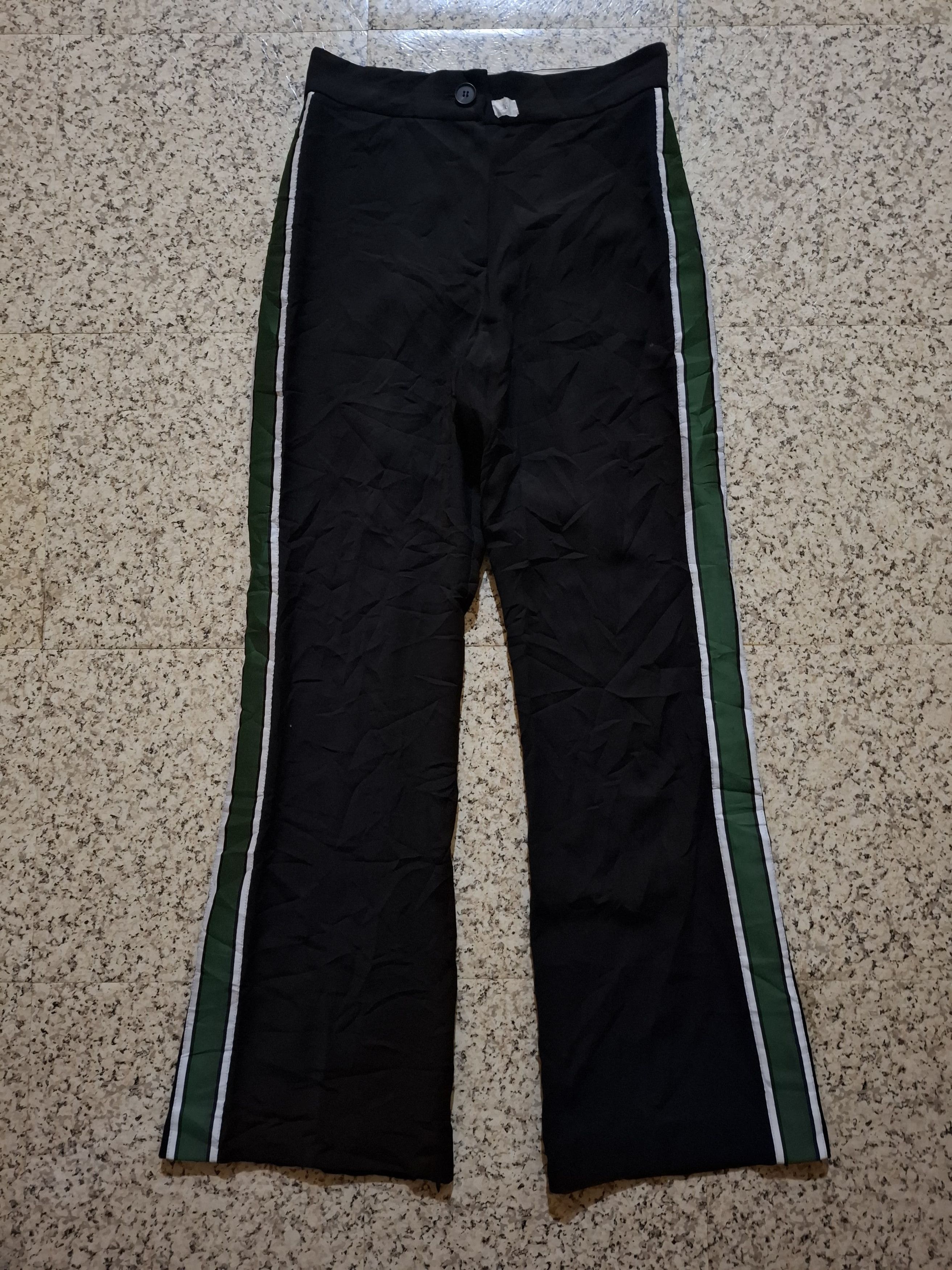 Andersson Bell Victoria Taping Flared Trousers w/ Side Zip