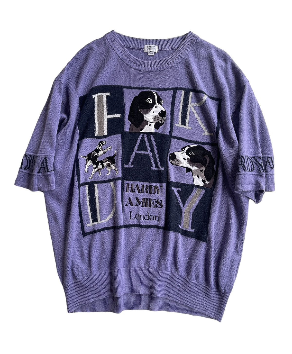 Hardy Amies Vintage Hardy Amies Embroidery Jumper Knit Size US XL / EU 56 / 4 - 1 Thumbnail