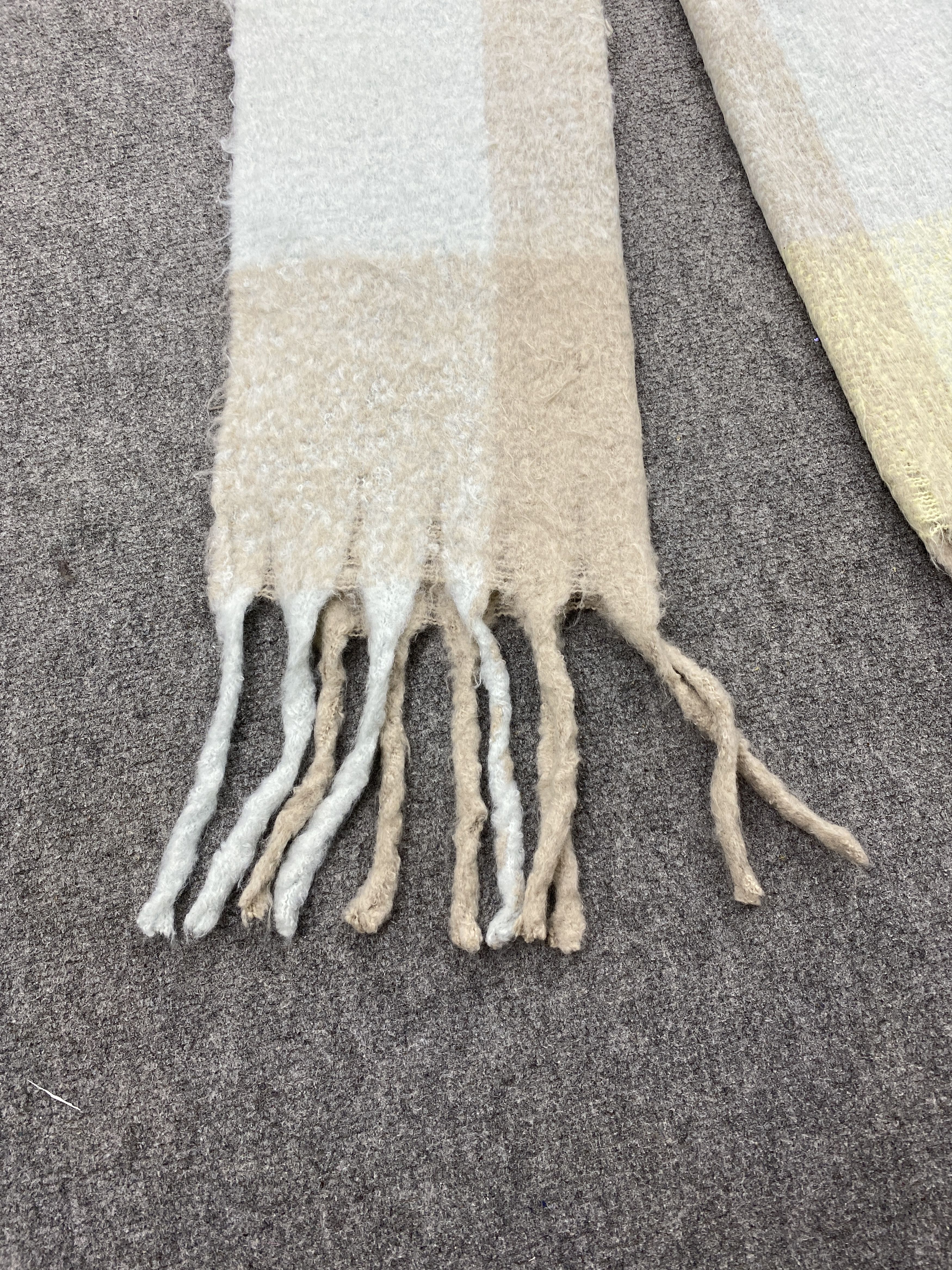 Vintage Elvence Deux Mohair Scarf / Muffler / Scarf - SC0020 Size ONE SIZE - 12 Thumbnail