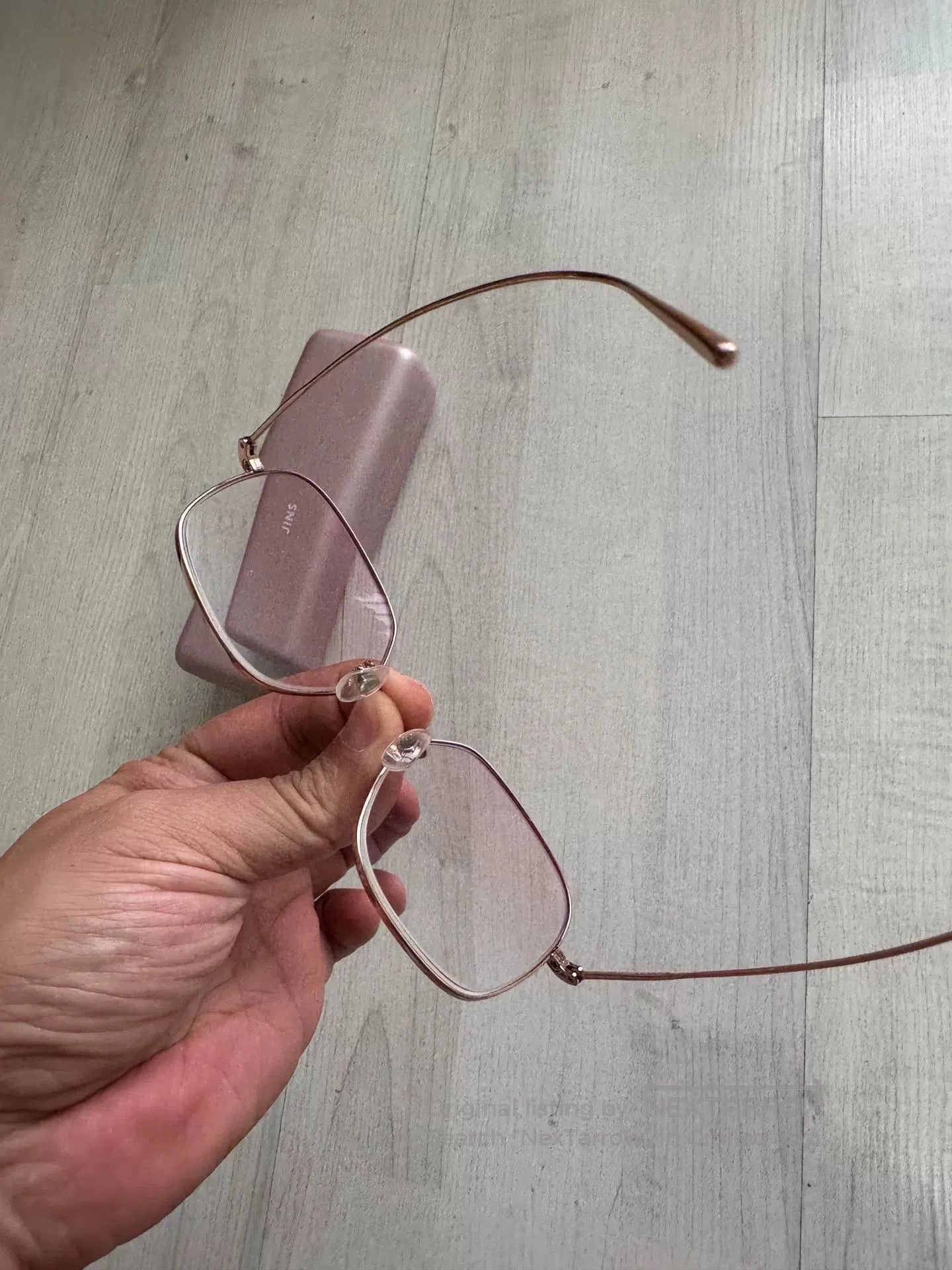 JINS JINS Titanium Retro Lightweight Glasses. Size ONE SIZE - 4 Thumbnail