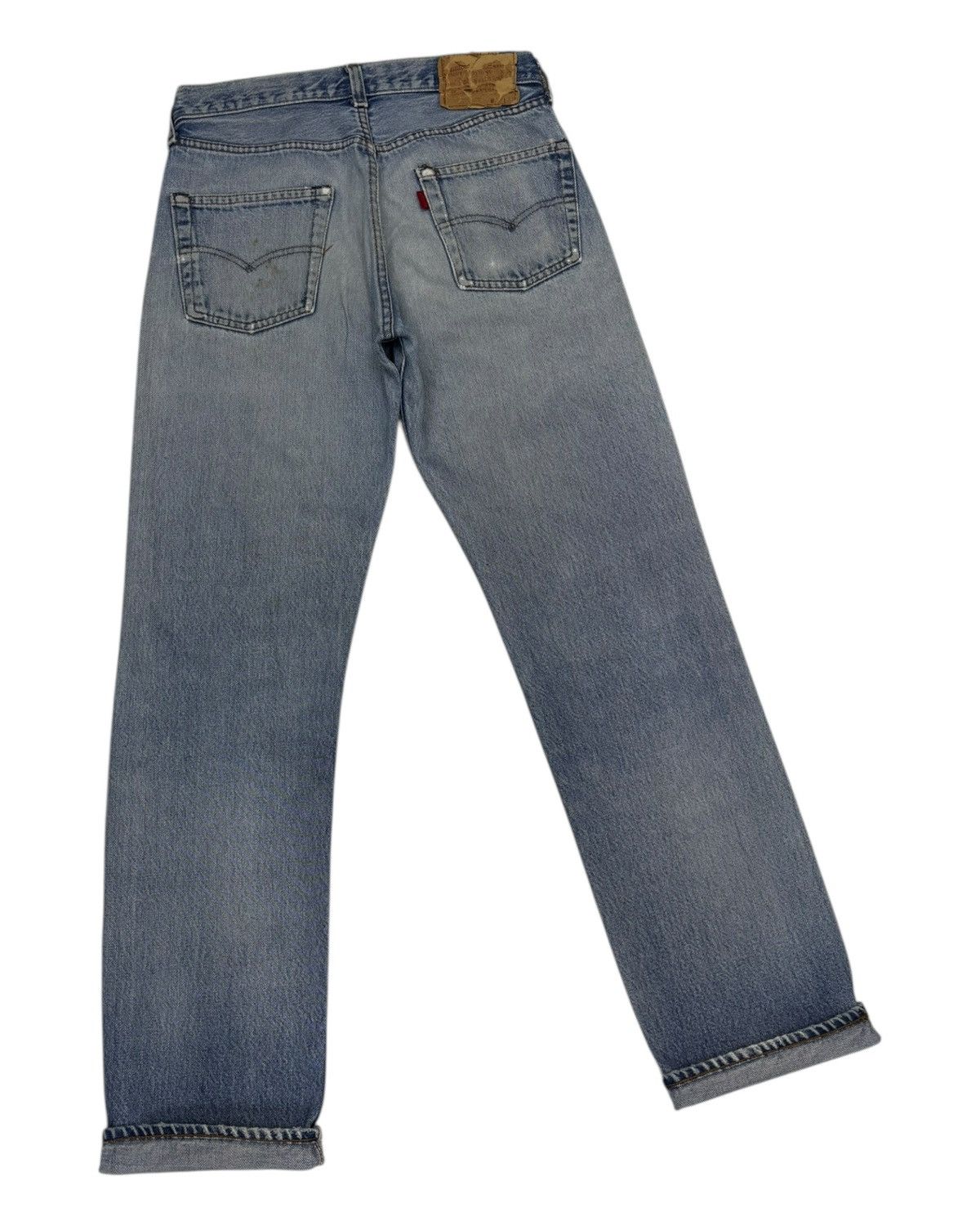 Levi's × Undercover Vintage Levis 501 Selvedge Button No 524 Distressed Denim Size US 28 / EU 44 - 9 Thumbnail