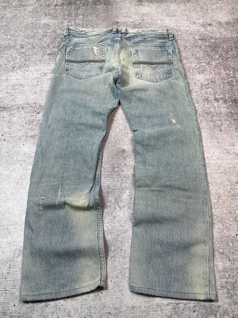 Diesel Vintage Crazy Diesel Safari Distressed Denim Jeans Y2K Size US 30 / EU 46 - 5 Thumbnail