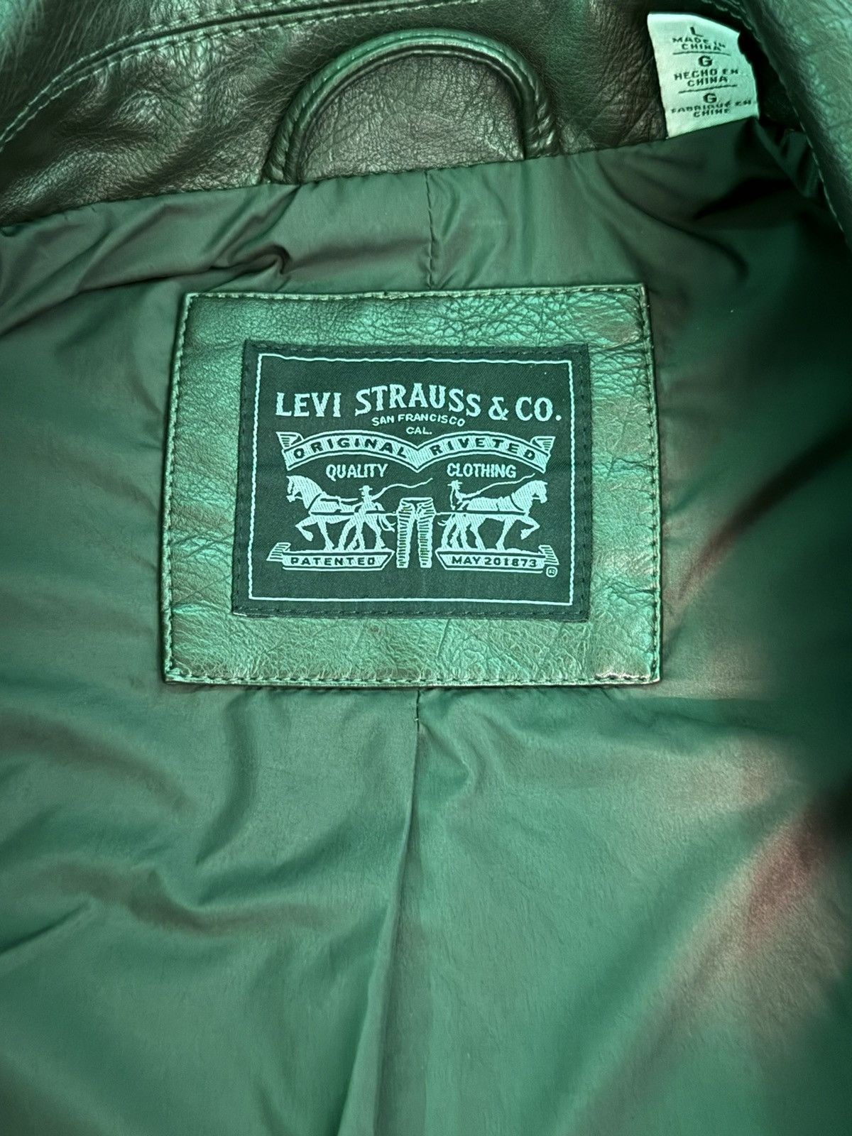 Levi's Levi’s Women’s Leather Jacket L Size L / US 10 / IT 46 - 5 Thumbnail